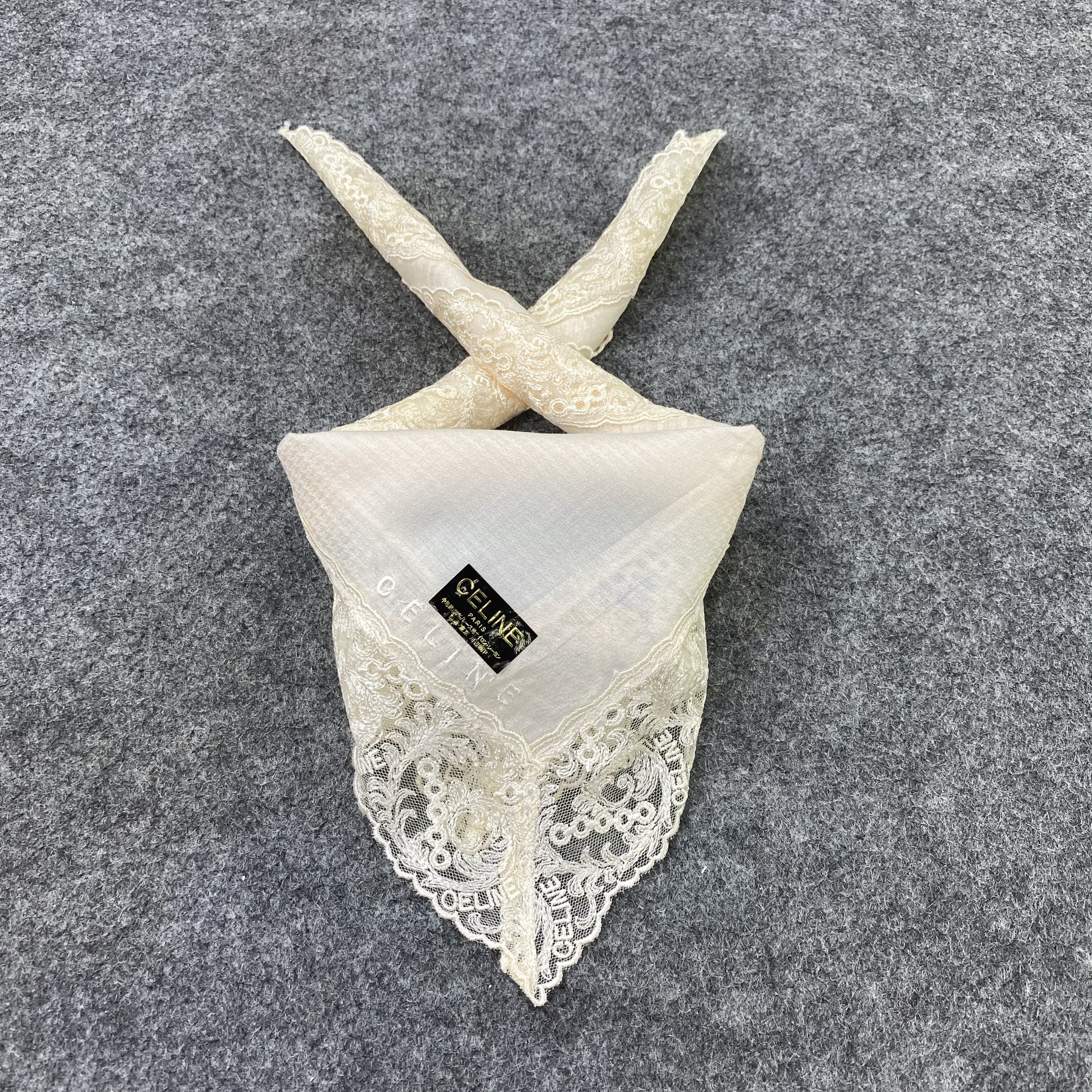 Celine Celine Handkerchief Neckerchief Bandana-B1923 Size ONE SIZE - 2 Thumbnail