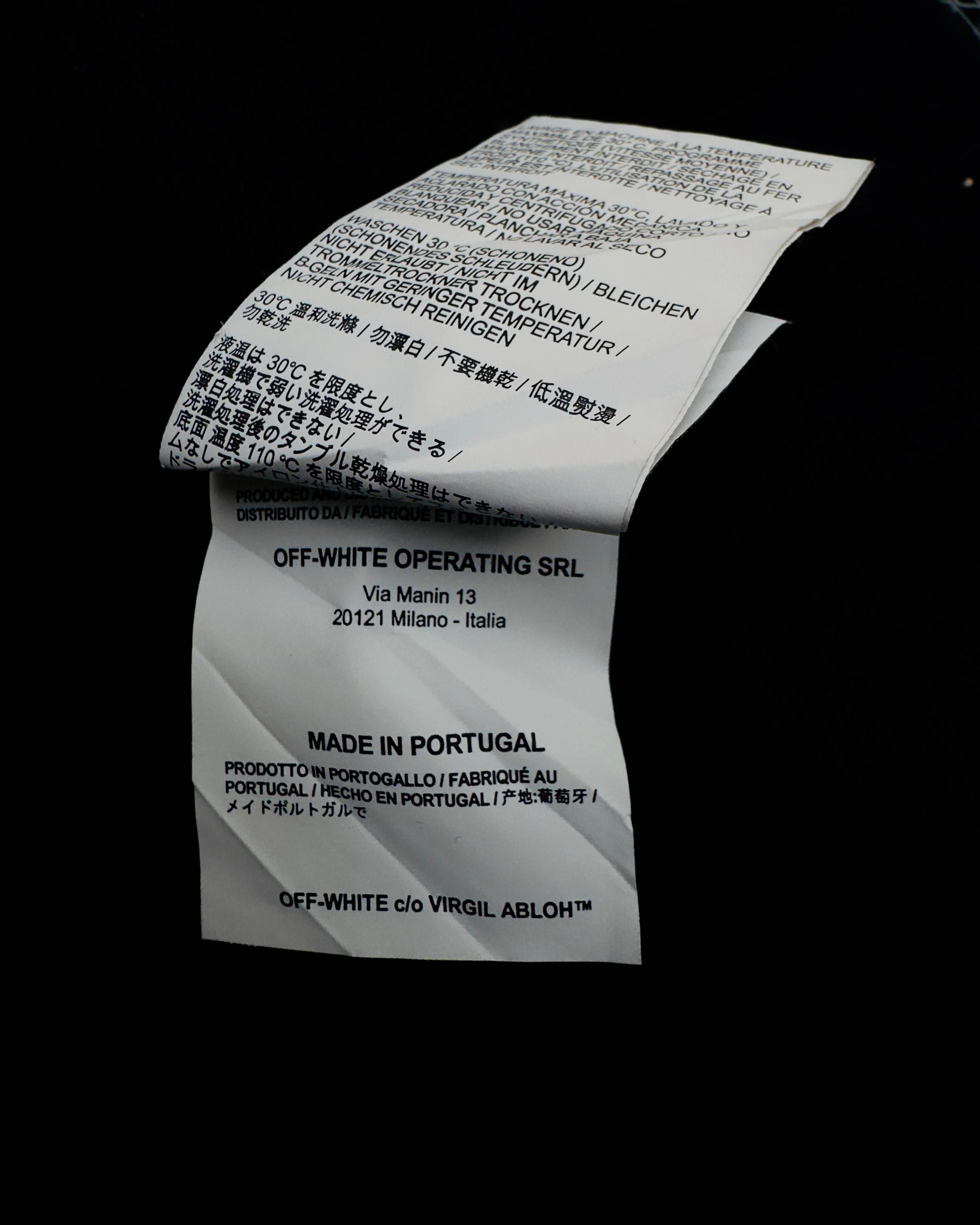 Off-White OFF-WHITE DIAGONAL SPLIT LOGO HOODIE SS19 Size US L / EU 52-54 / 3 - 12 Thumbnail