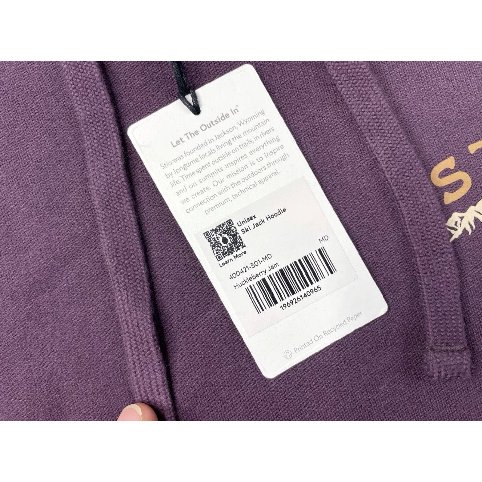 Vintage NWT Stio Hoodie Sweatshirt Mens Medium Size US M / EU 48-50 / 2 - 4 Thumbnail