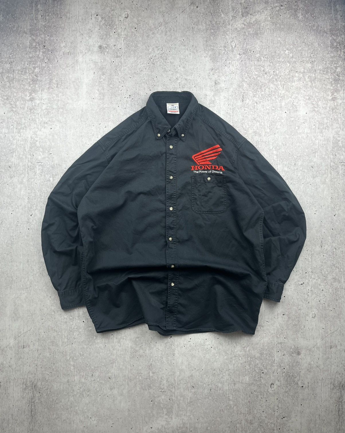 Honda × Vintage Vintage Honda Racing Shirt Long Sleeve Size US XL / EU 56 / 4 - 1 Thumbnail