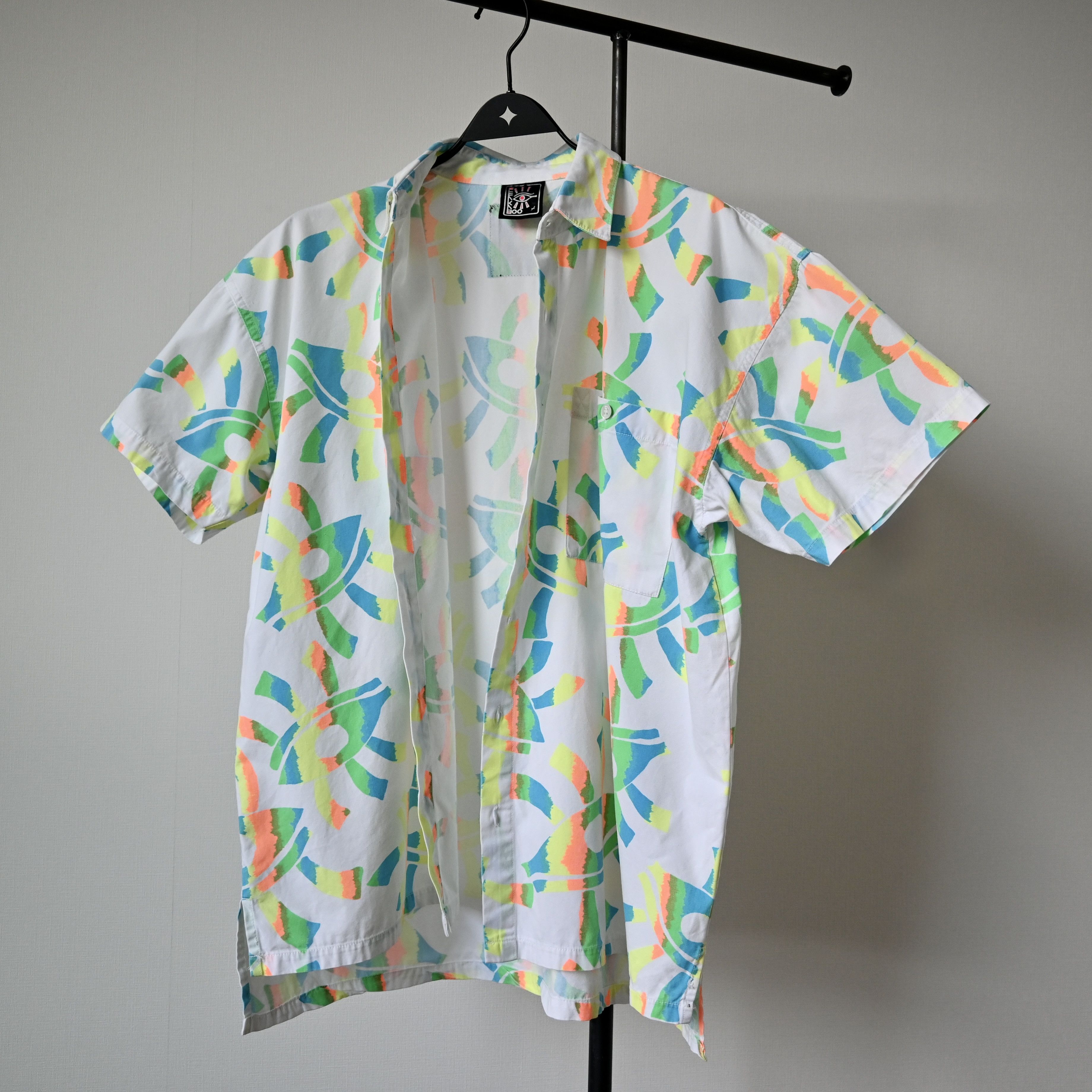 Japanese Brand VTG 1980-1990s PEAKABOO cotton Hawaiian shirt Size US L / EU 52-54 / 3 - 14 Thumbnail