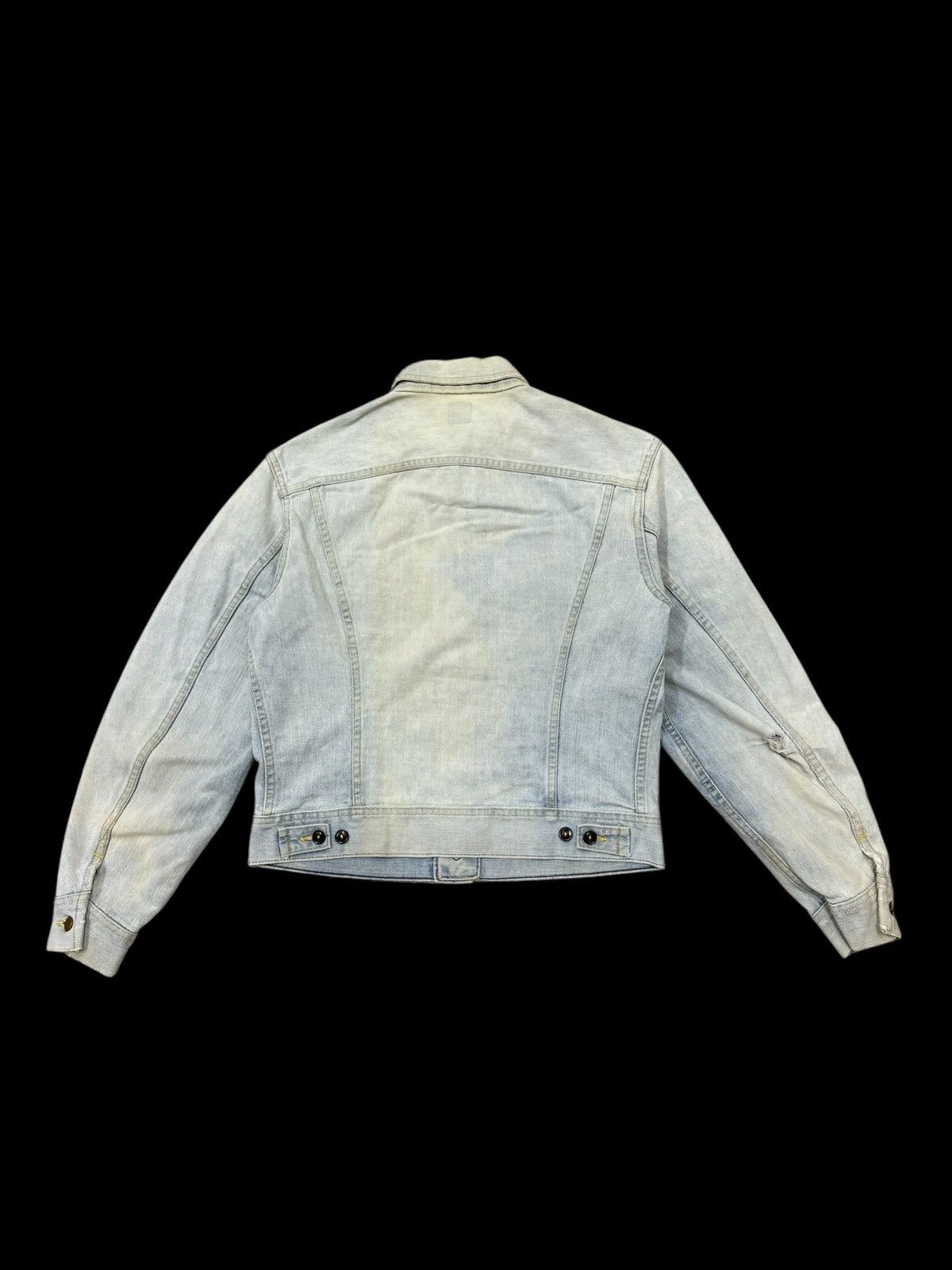 Lee 🔥Sun Faded🔥VINTAGE 90s LEE RIDER DISTRESSED DENIM JACKET Size US S / EU 44-46 / 1 - 2 Thumbnail