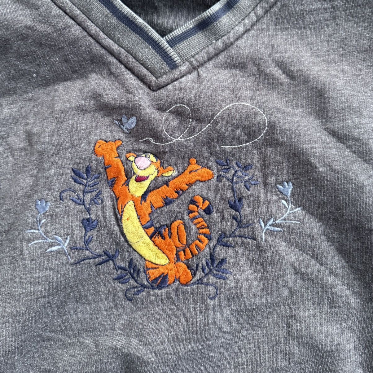 Disney Vintage winnie the pooh grey sweater Size L / US 10 / IT 46 - 2 Thumbnail