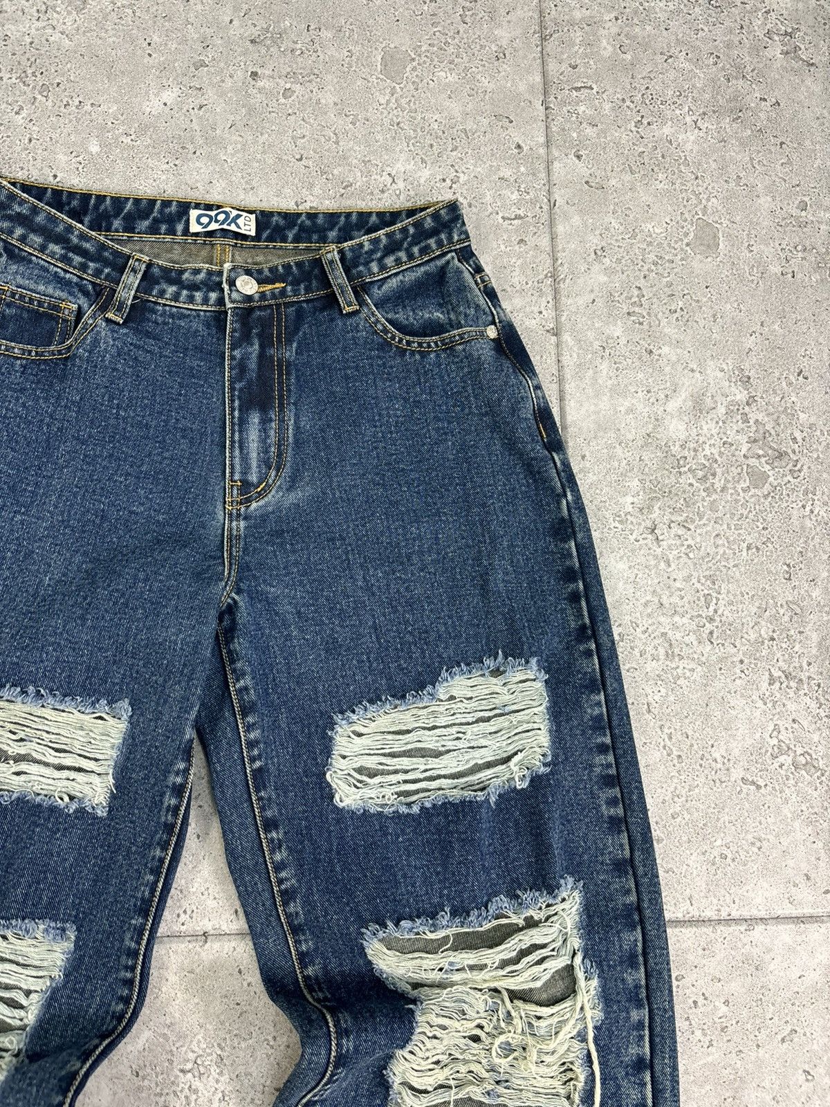 Diesel × If Six Was Nine × Japanese Brand Distressed Flare Denim Jeans Diesel Style 2000s Japanesse Size US 34 / EU 50 - 5 Thumbnail