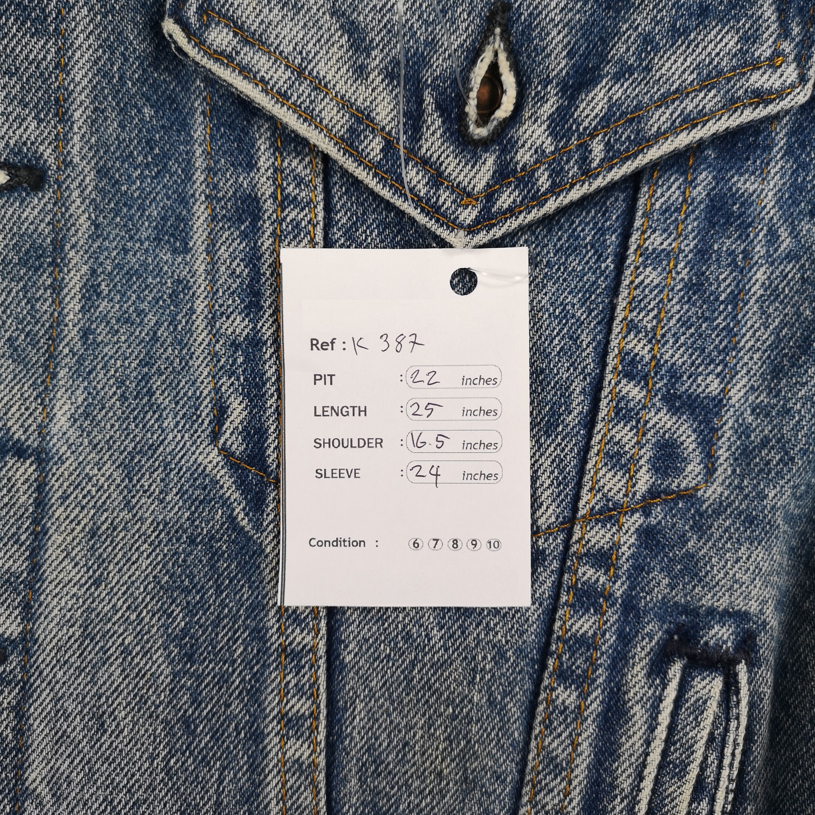 Levi's Vintage Levis x Kalimera Stone Wash Denim Trucker Jacket Size US M / EU 48-50 / 2 - 8 Thumbnail