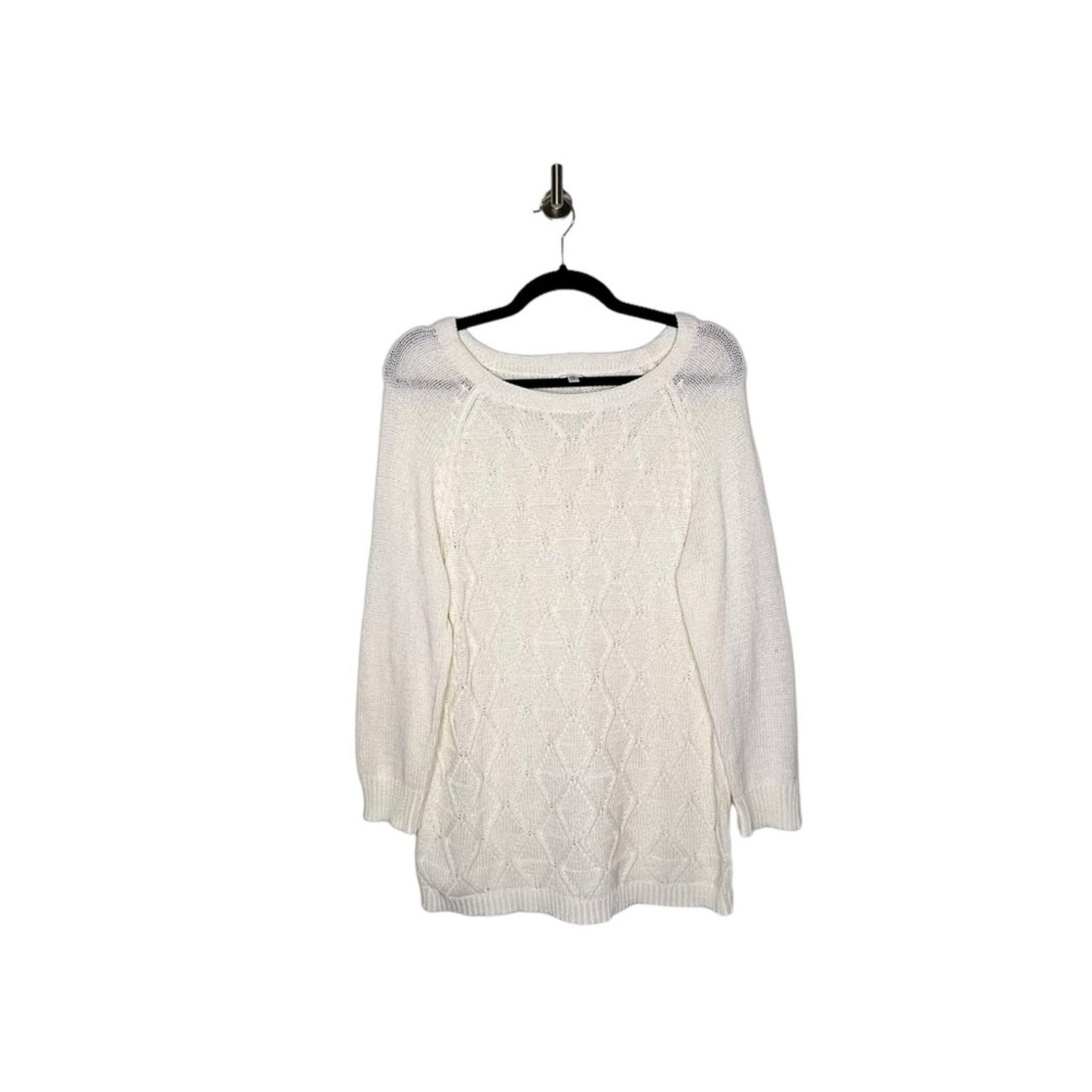 Croft & Barrow Croft & Barrow Knit Pullover Sweater in Cream Size Medium Size M / US 6-8 / IT 42-44 - 1 Thumbnail