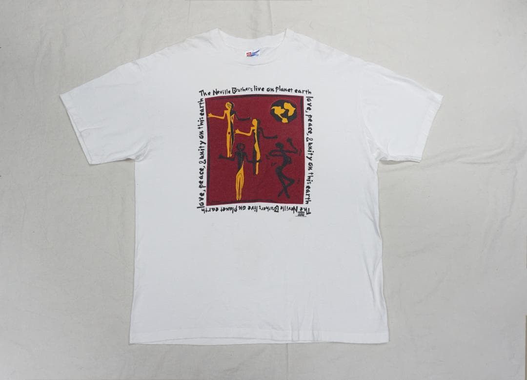 Vintage 90's The Neville Brothers Tシャツ ビンテージ Size US L / EU 52-54 / 3 - 1 Thumbnail