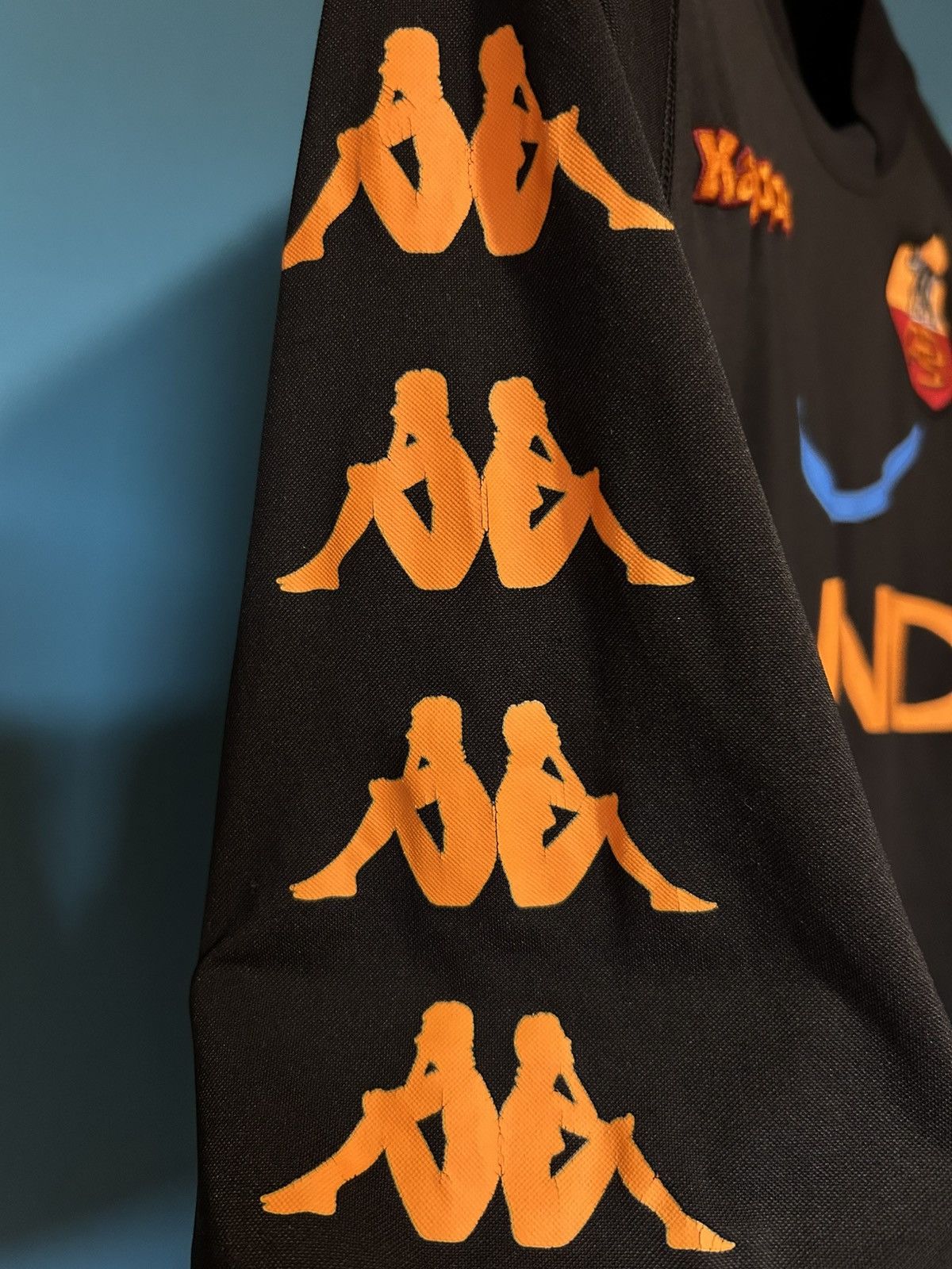 Kappa Vintage t-skirt AS Roma Kappa jersey 2008/09 season Size US L / EU 52-54 / 3 - 7 Thumbnail