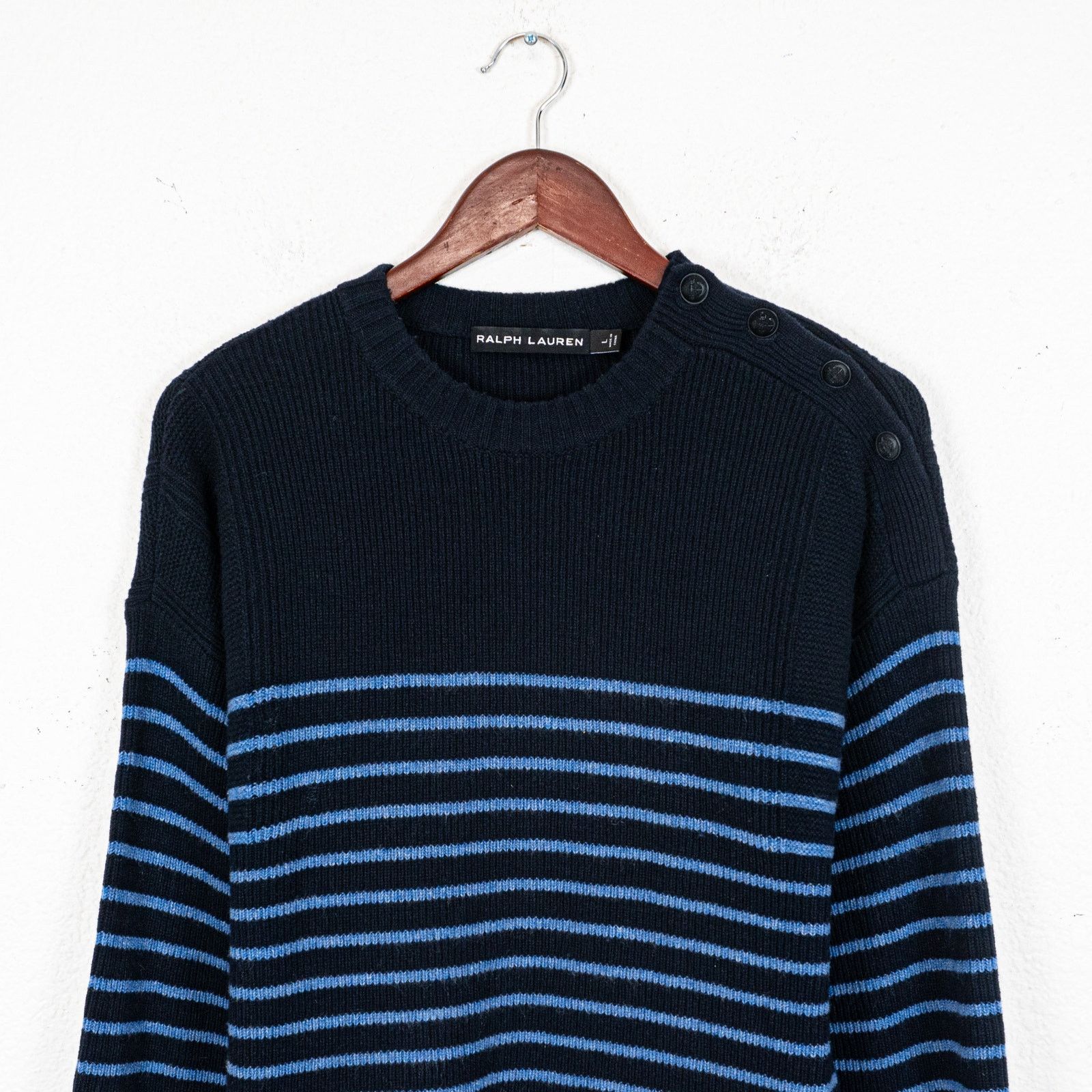 Ralph Lauren Black Label Ralph Lauren Black Label Wool Cashmere Sweater buttons Size US L / EU 52-54 / 3 - 9 Thumbnail