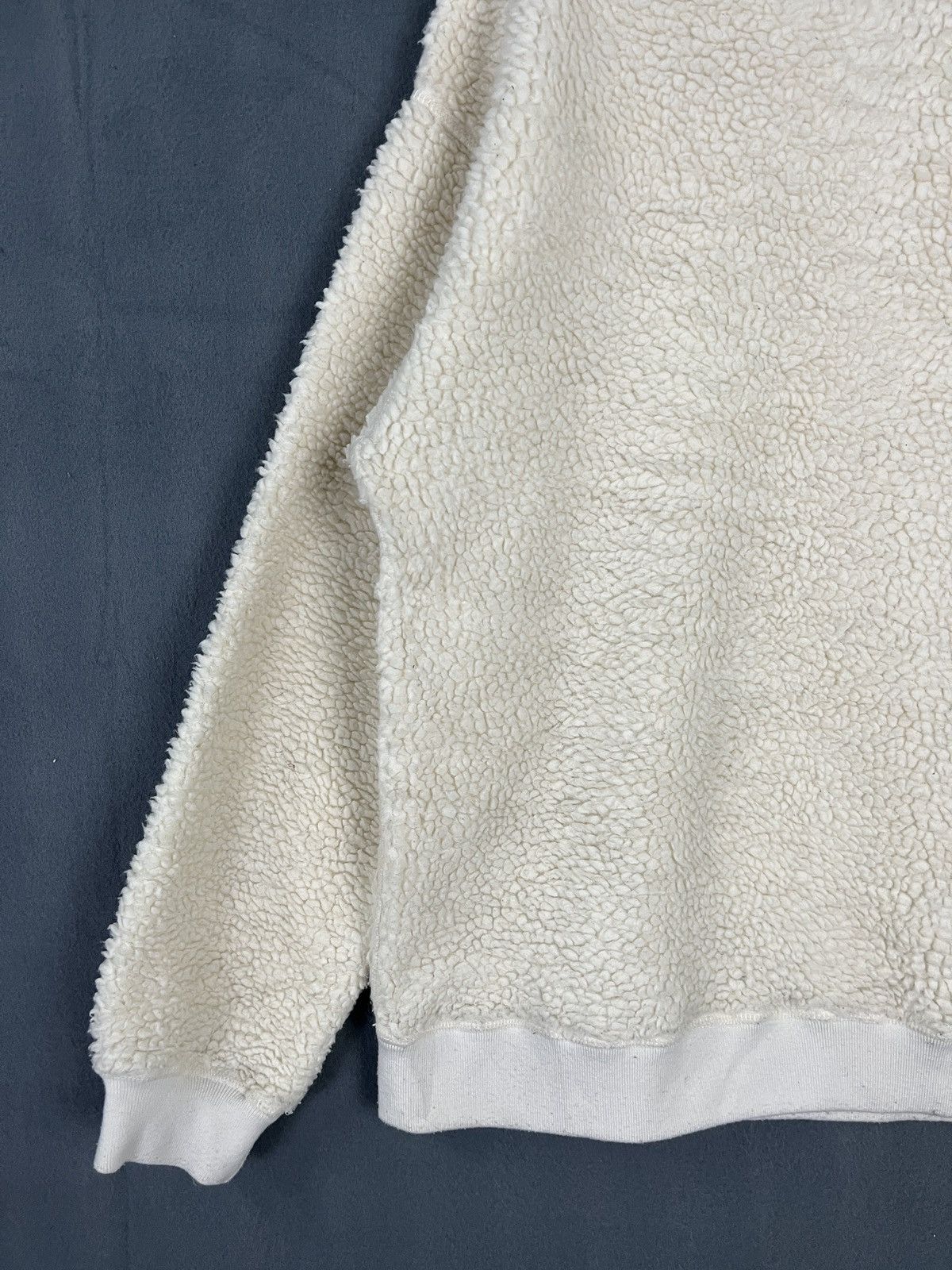 Beams Plus × Japanese Brand × Vintage Vintage Beams Heart Deep Pile Sherpa Sweatshirt Size US L / EU 52-54 / 3 - 5 Thumbnail