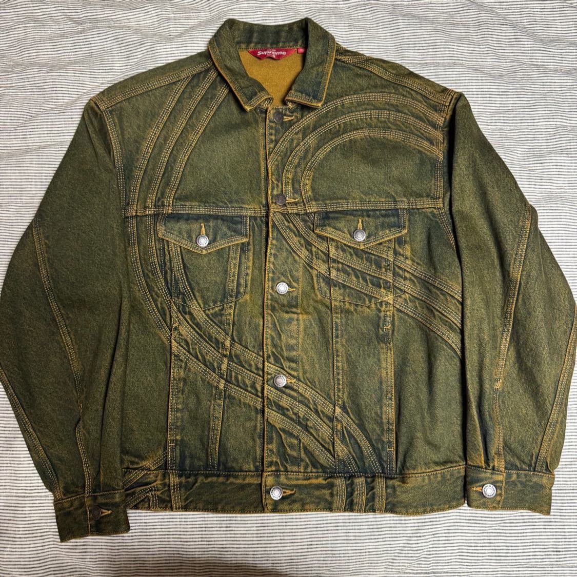 Supreme Supreme S Logo Denim Trucker Jacket Size US S / EU 44-46 / 1 - 1 Thumbnail