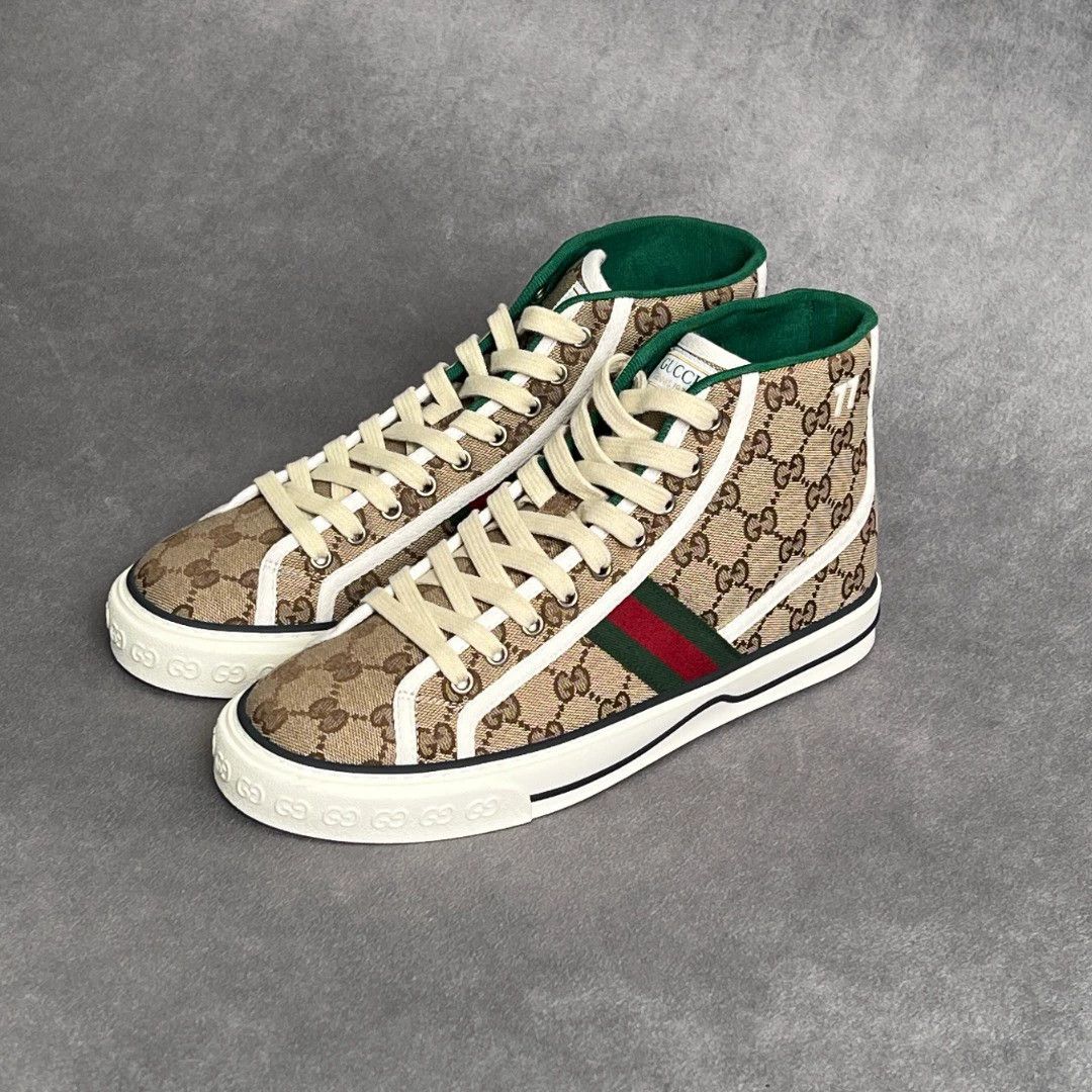 Gucci Gucci GG Supreme Embroidered High-Top Sneaker Size US 8 / EU 41 - 1 Thumbnail