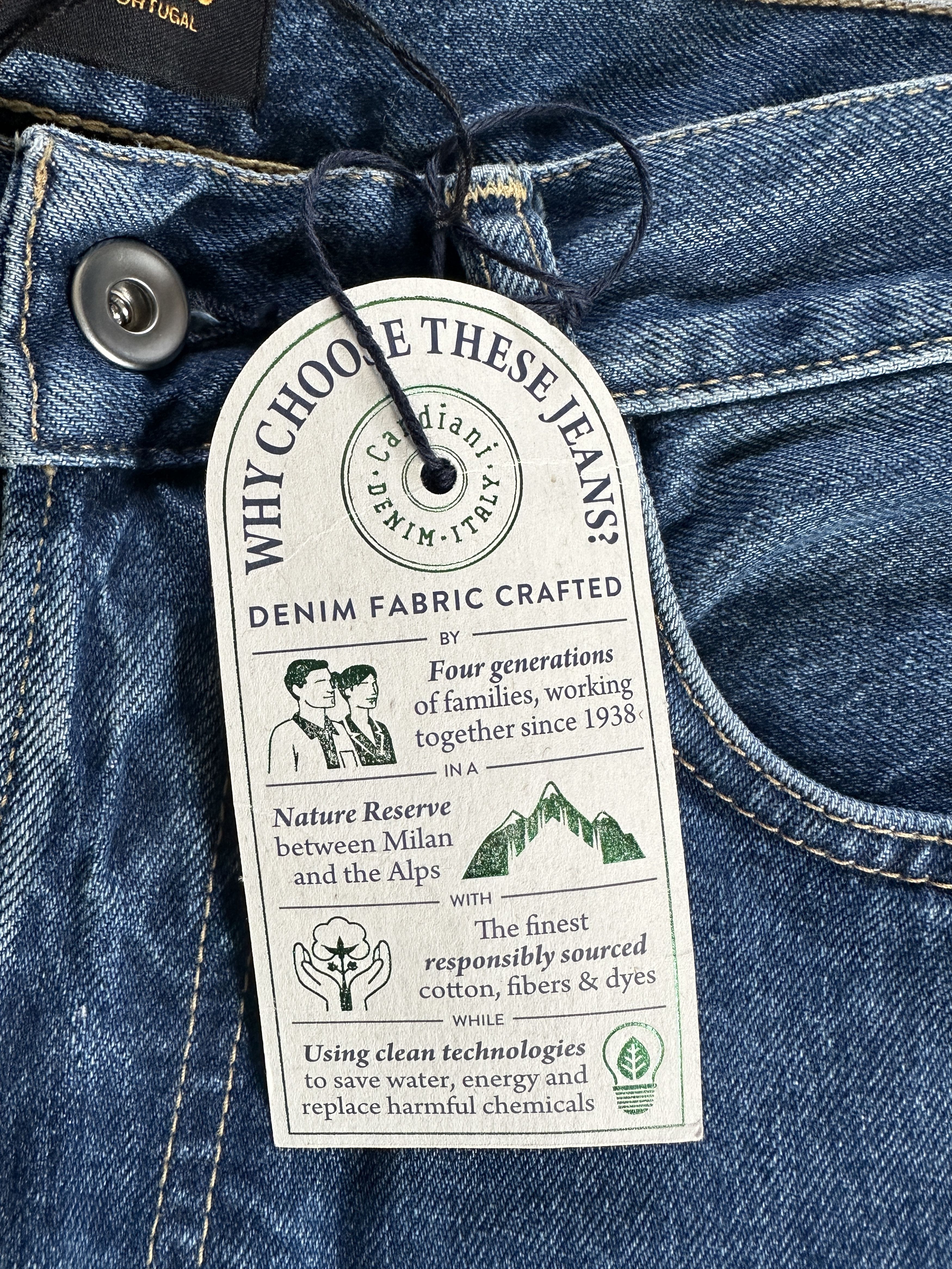 C.O.F. Studio M6 Straight Fit Organic Jeans Size US 30 / EU 46 - 7 Thumbnail