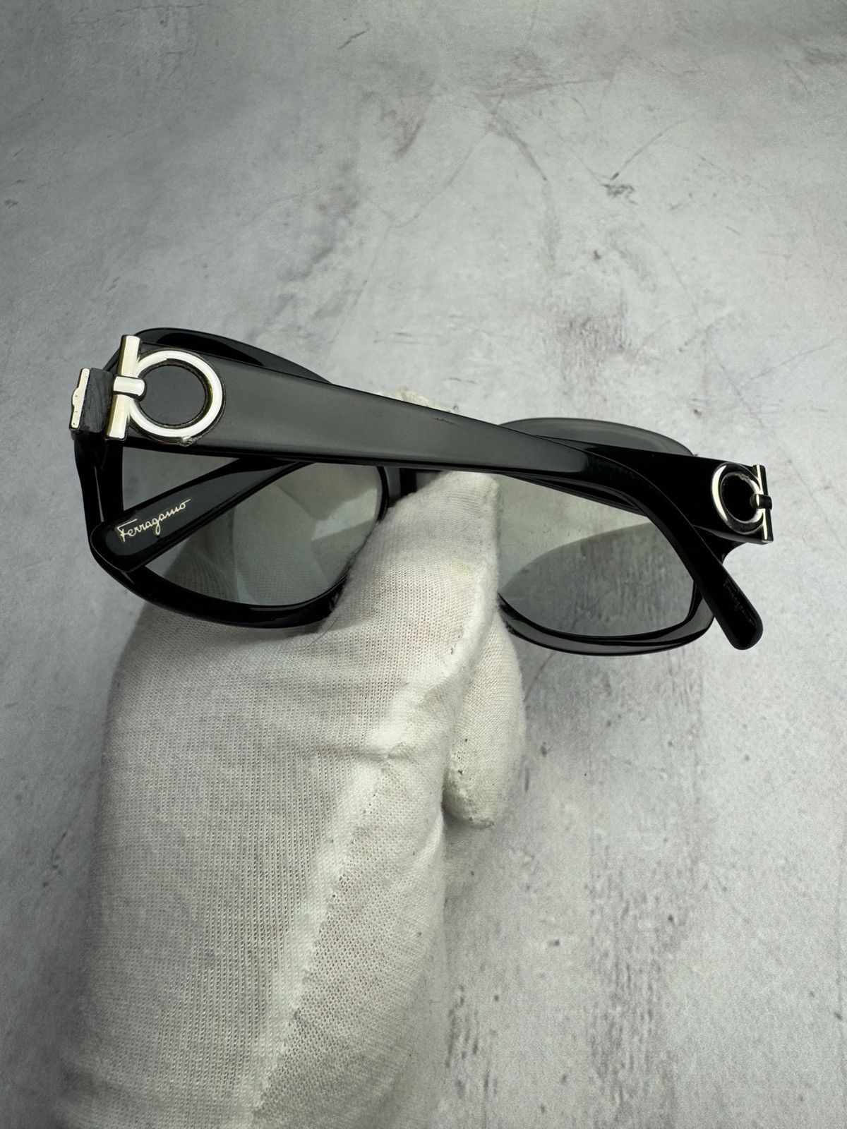 Salvatore Ferragamo × Vintage Salvatore Ferragamo Sunglasses Eyewear’s Black Size ONE SIZE - 6 Thumbnail