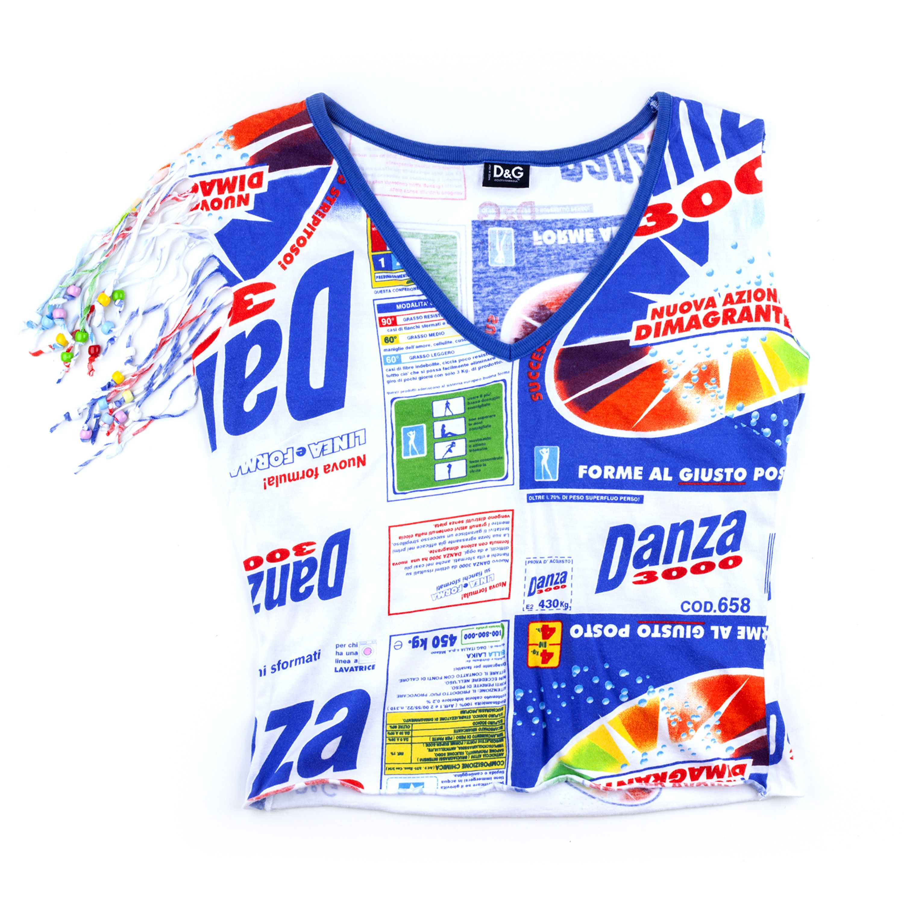 Dolce & Gabbana Dolce & Gabbana Danza 3000 Vintage Tank Summer Top (M) Size M / US 6-8 / IT 42-44 - 1 Thumbnail
