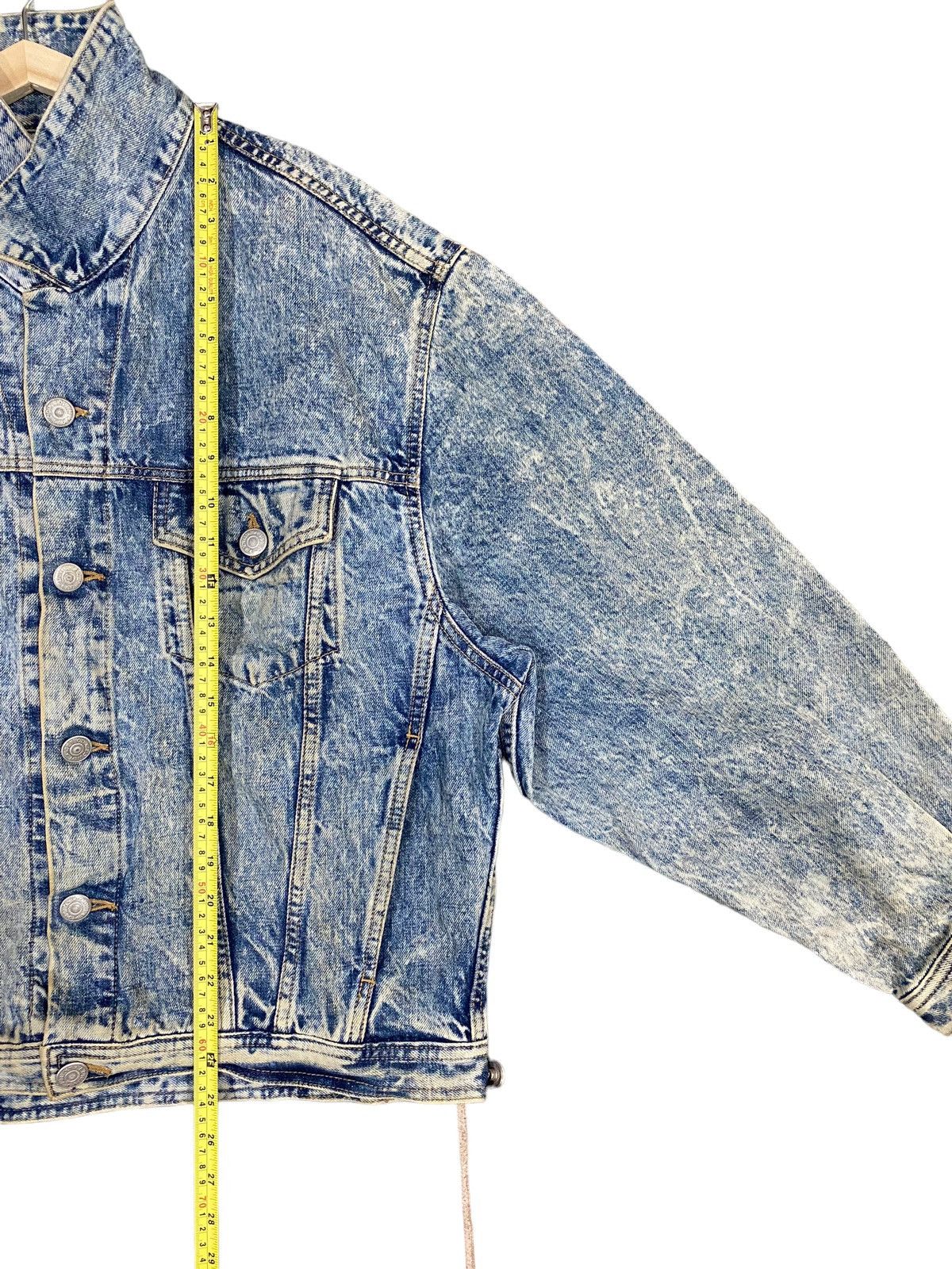 Edwin Vtg EDWIN Acid Wash Denim Jacket Button (L) Size US L / EU 52-54 / 3 - 20 Thumbnail