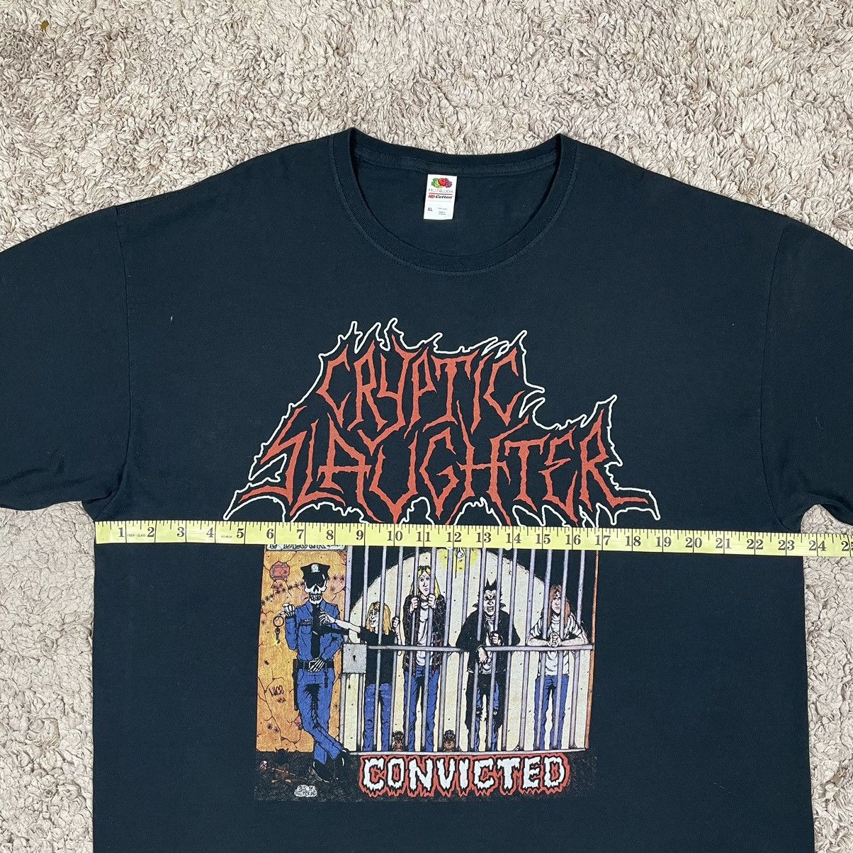 Band Tees Cryptic Slaughter Convinted T-shirt Size US XL / EU 56 / 4 - 14 Thumbnail
