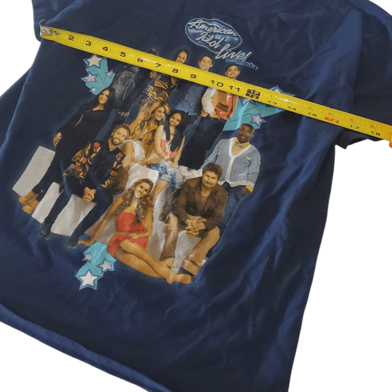 Vintage 2011 American Idol Live Tour T-Shirt *Youth XL* Size XS / US 0-2 / IT 36-38 - 6 Thumbnail