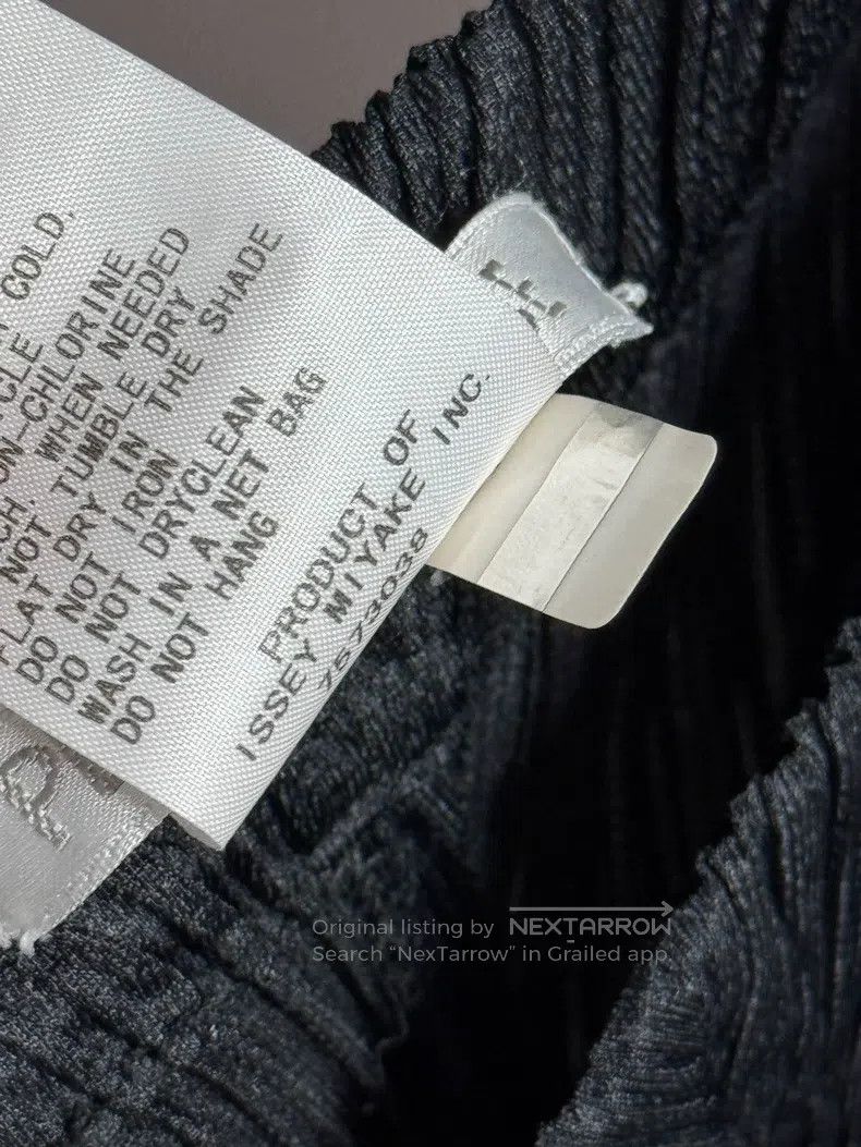 Issey Miyake Issey Miyake size:5 Black Kelp-style Asymmetric Pants Size 22" - 4 Thumbnail