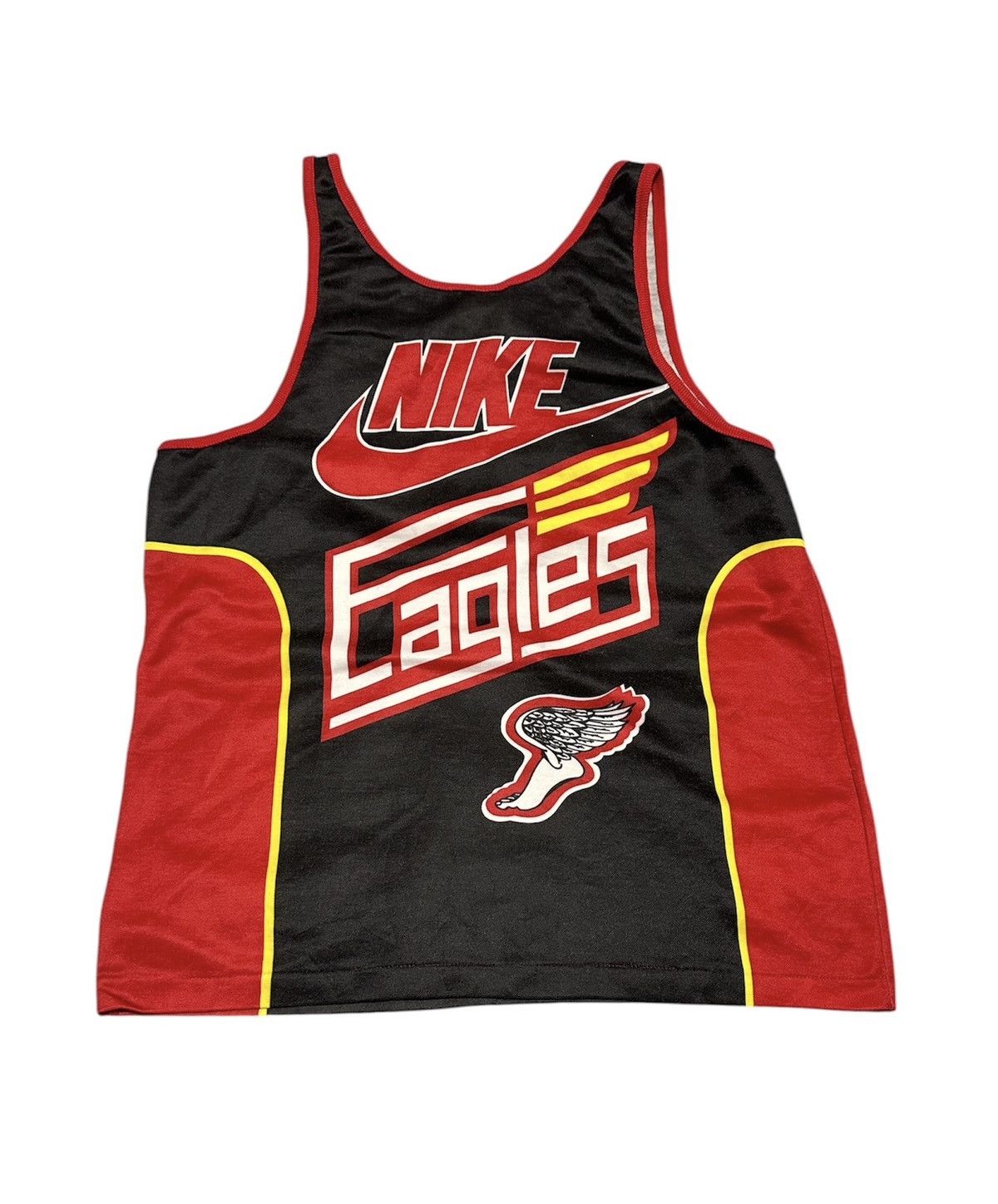 Nike Vtg 80s Nike track and field tank top Size US M / EU 48-50 / 2 - 2 Thumbnail