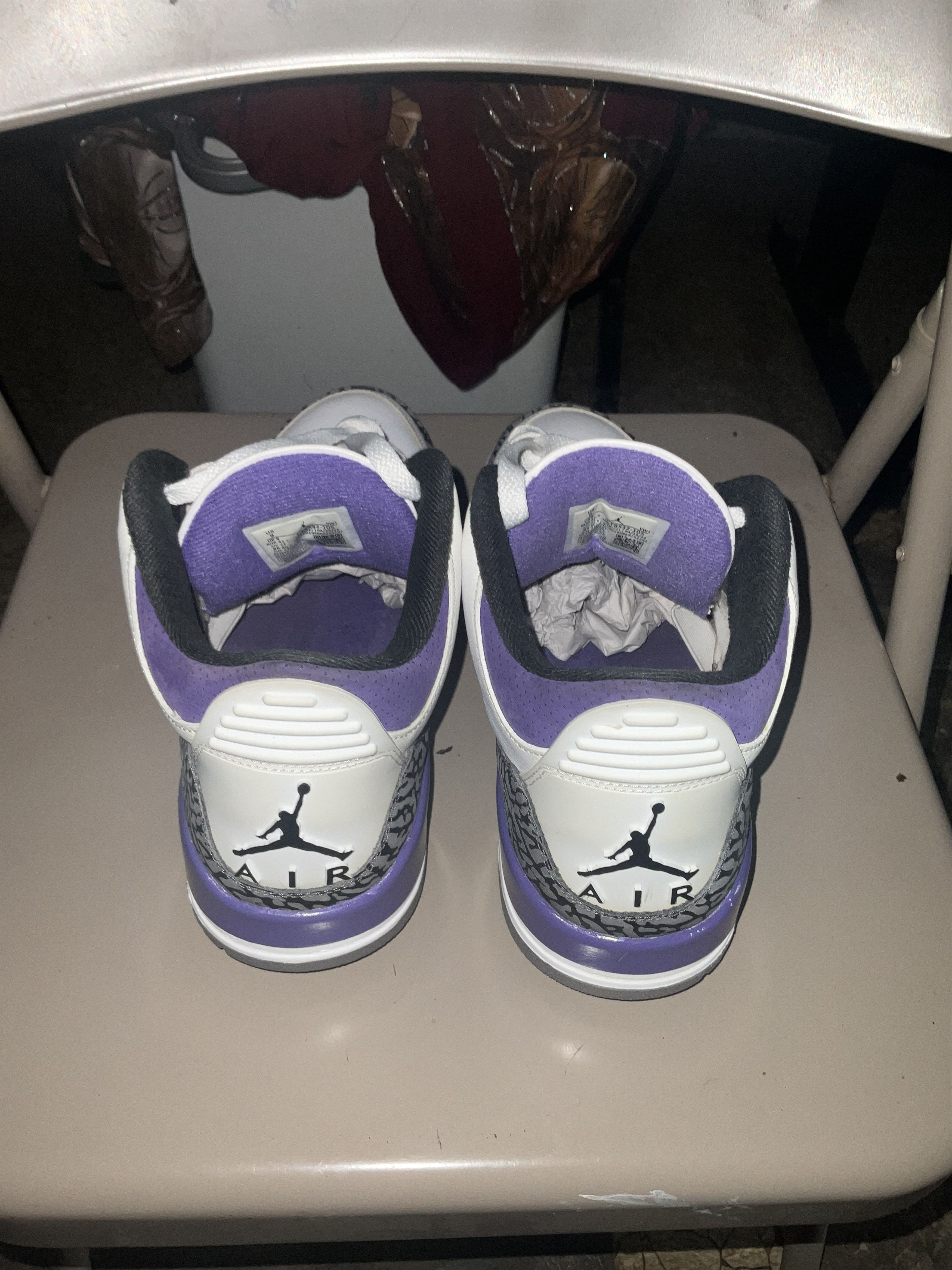 Jordan Brand Jordan 3’s Dark Iris’s Size US 9 / EU 42 - 6 Thumbnail