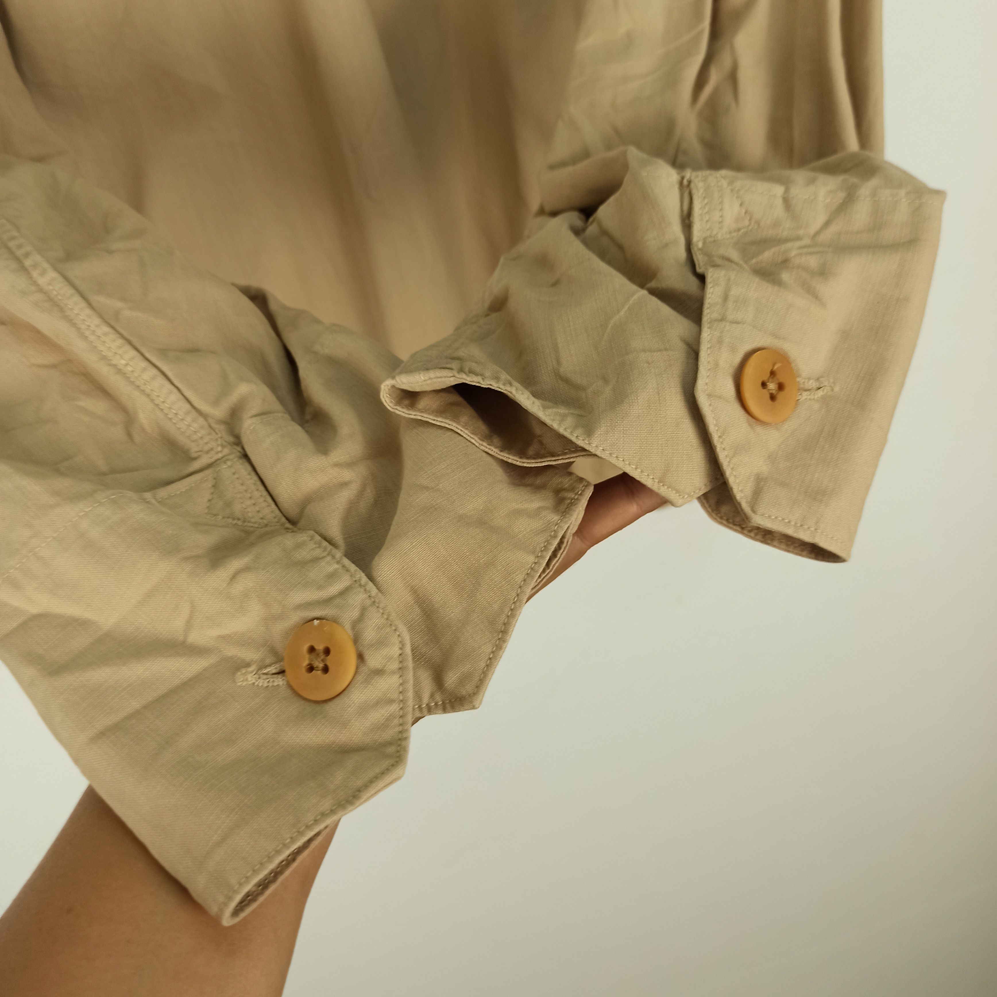 45rpm Rare XL 45rpm Anorak Parka Military Beige Smock Size US XL / EU 56 / 4 - 6 Thumbnail