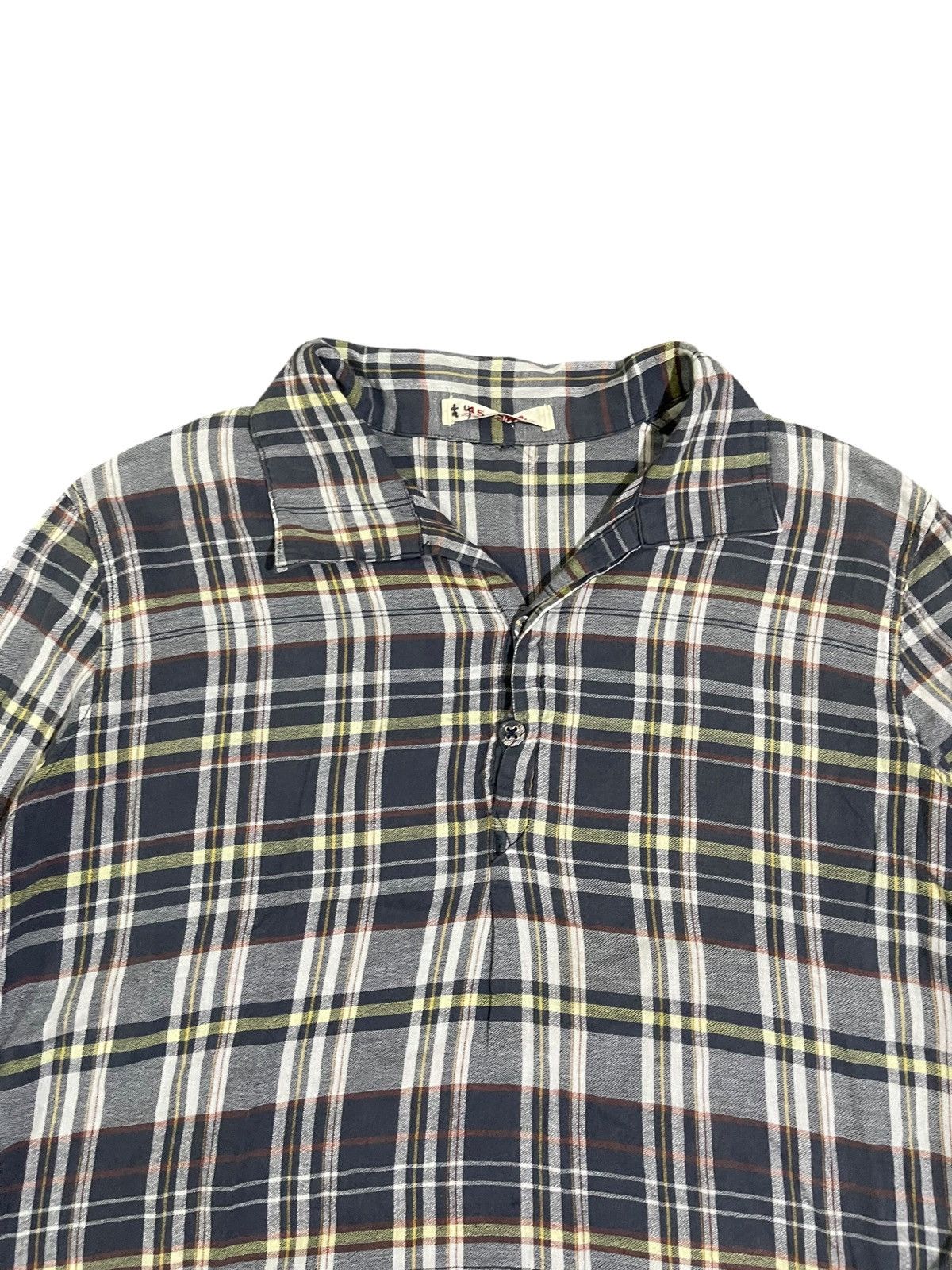 45rpm 45RPM Joubu De Nagamochi Checkers Button Up Size M / US 6-8 / IT 42-44 - 3 Thumbnail