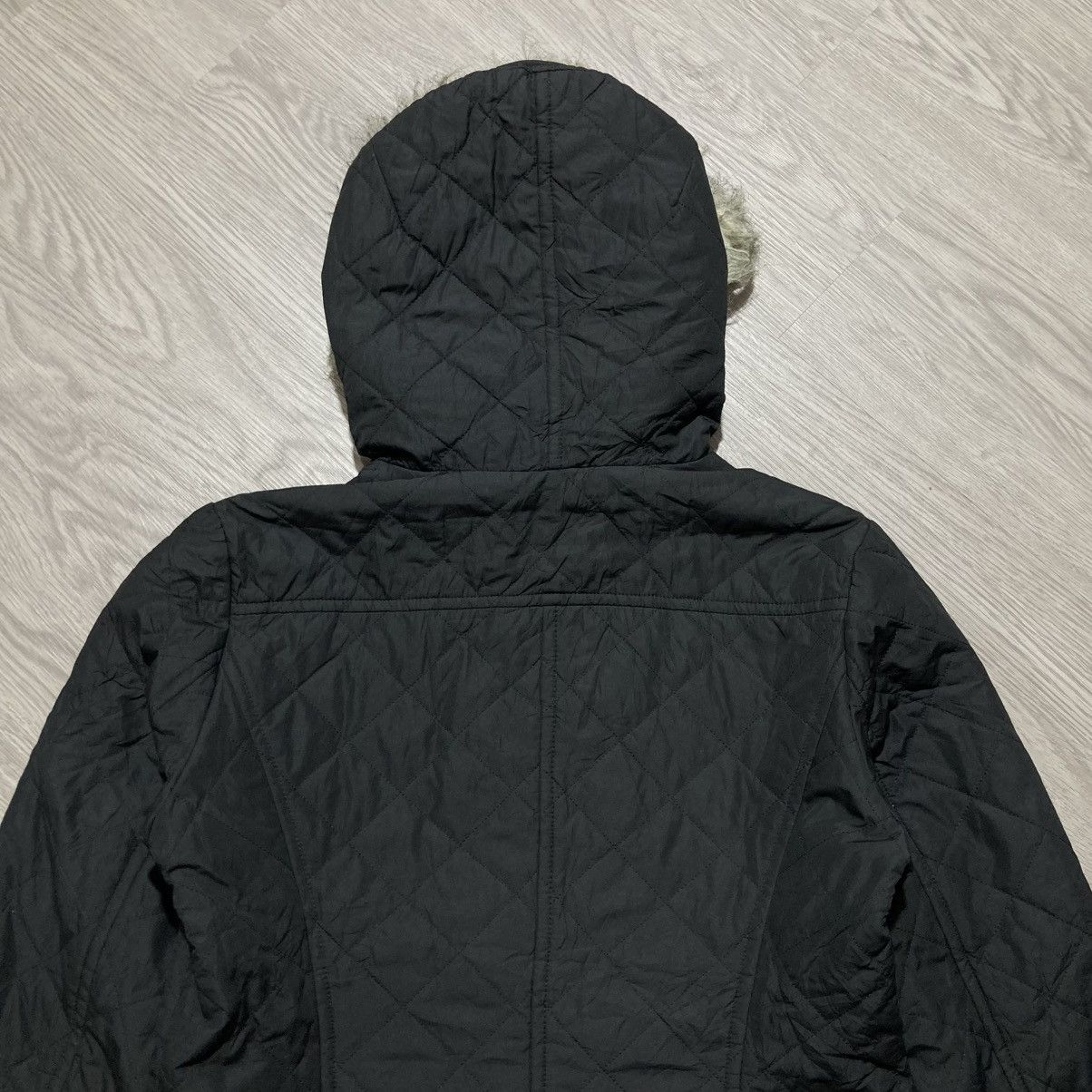 If Six Was Nine 2000s Uniqlo Winter Quilted Fur Trim Jacket Punk Style Size L / US 10 / IT 46 - 14 Thumbnail