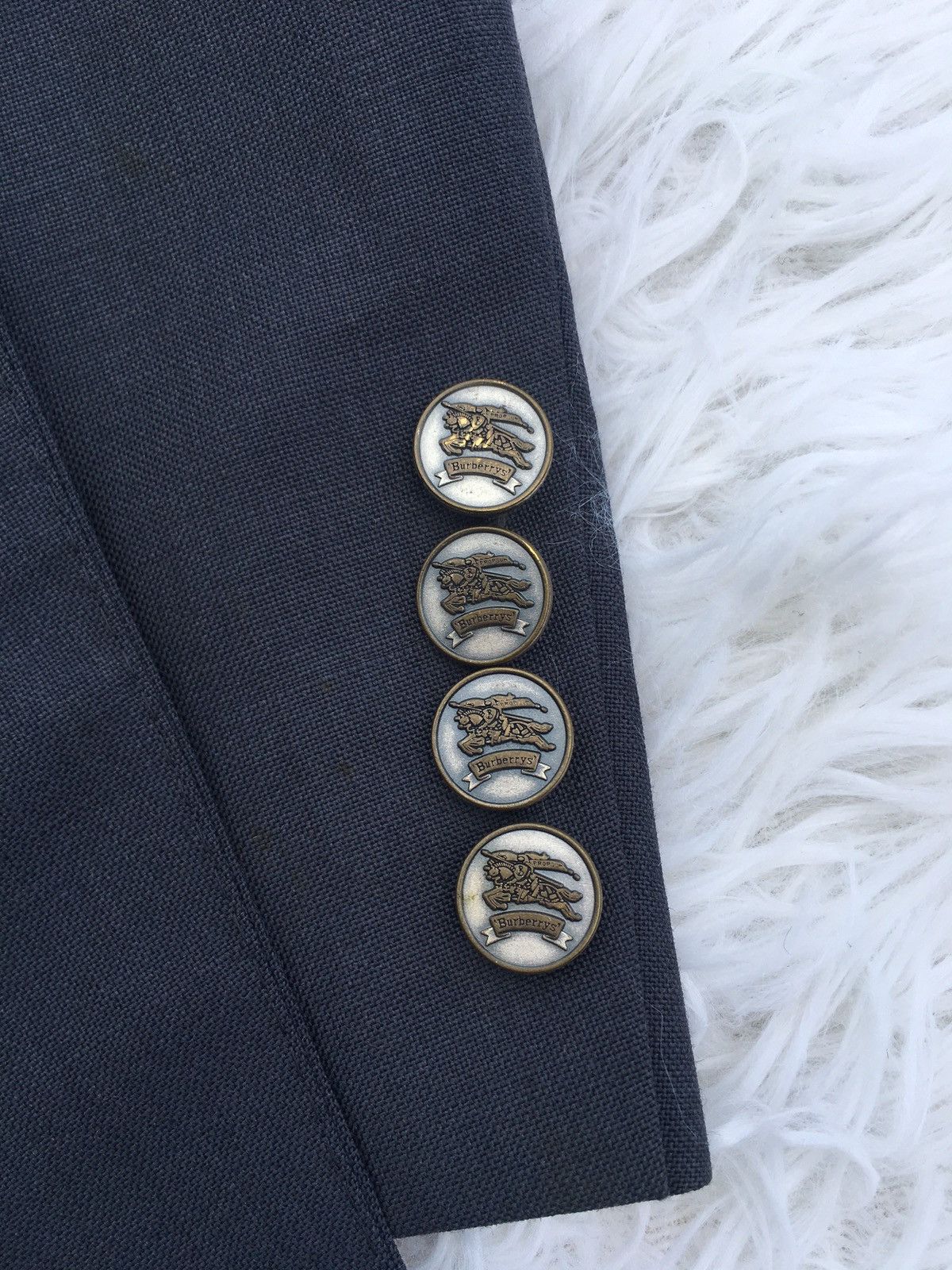 Burberry Rare Vintage Burberry Plain Blazer Size 36R - 8 Thumbnail