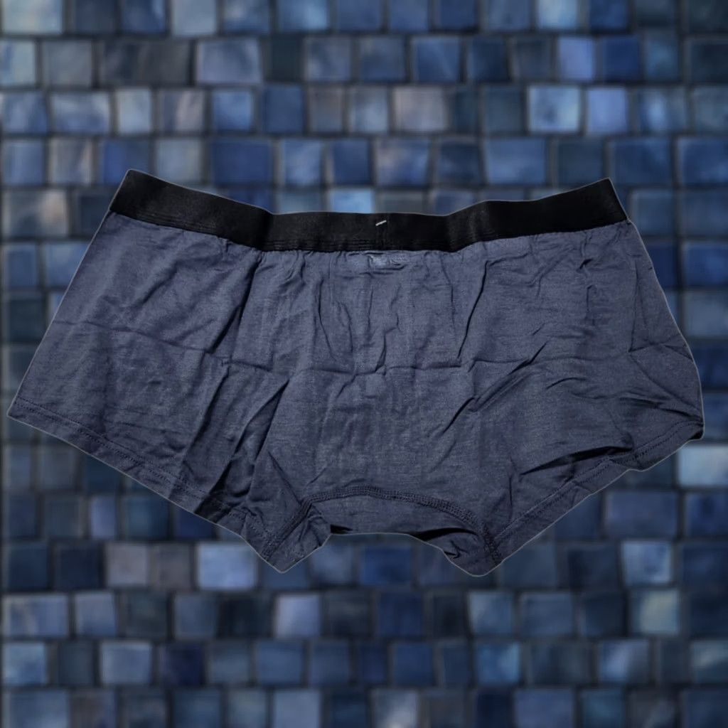 Vintage Jockmail Mens L Underwear Boxer Briefs Modal Spandex Blue Size 42R - 1 Thumbnail