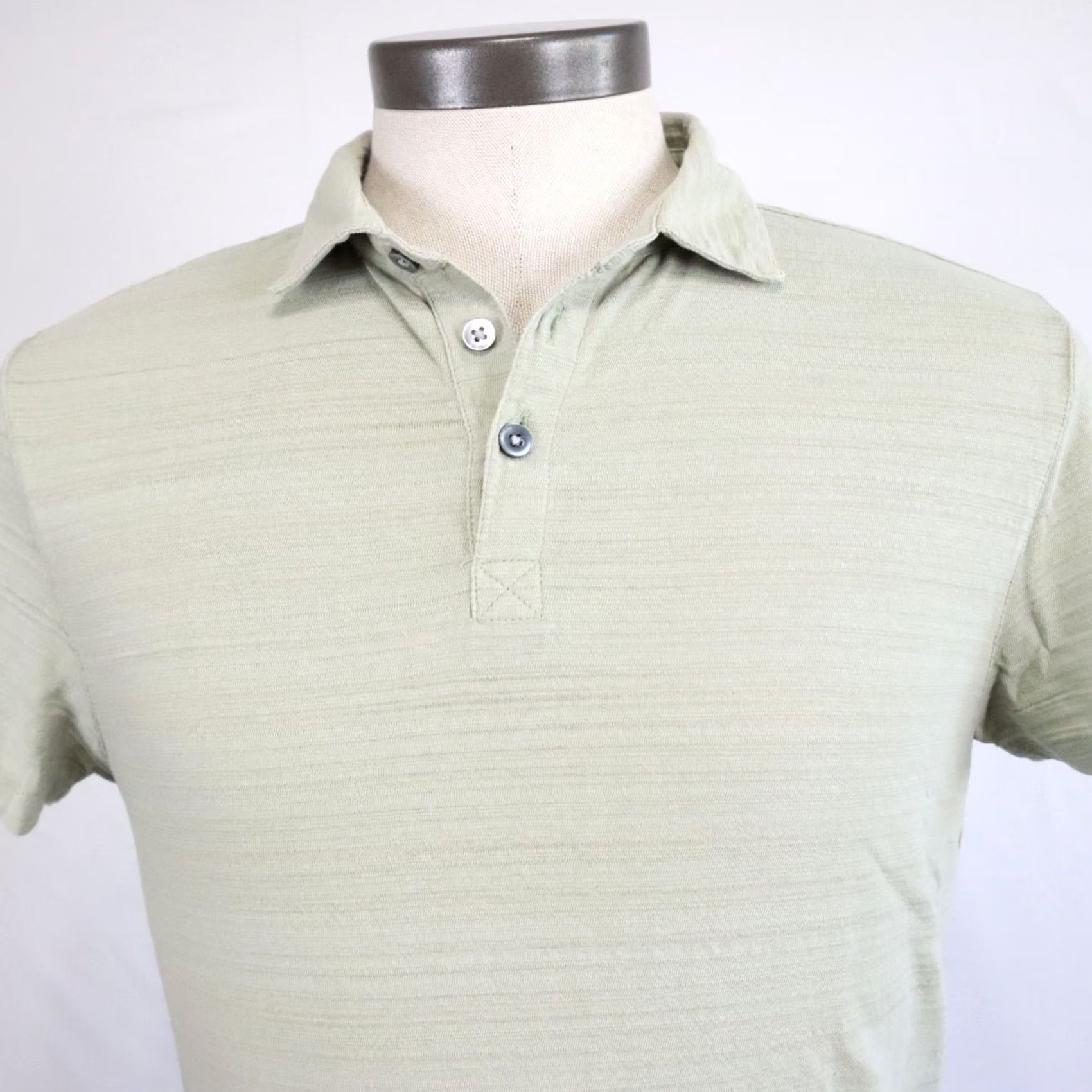 Vintage Robert Barakett Polo Shirt Mens Small Casual Knit Cotton Sage Green Short Sleeve Size US S / EU 44-46 / 1 - 6 Thumbnail