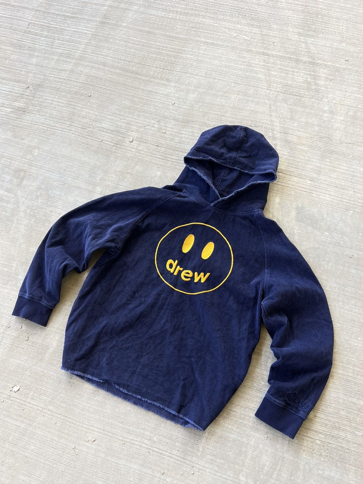 Vintage Drew House Justin Bieber Vintage Velvet Big Logo Hoodies Size US S / EU 44-46 / 1 - 3 Thumbnail