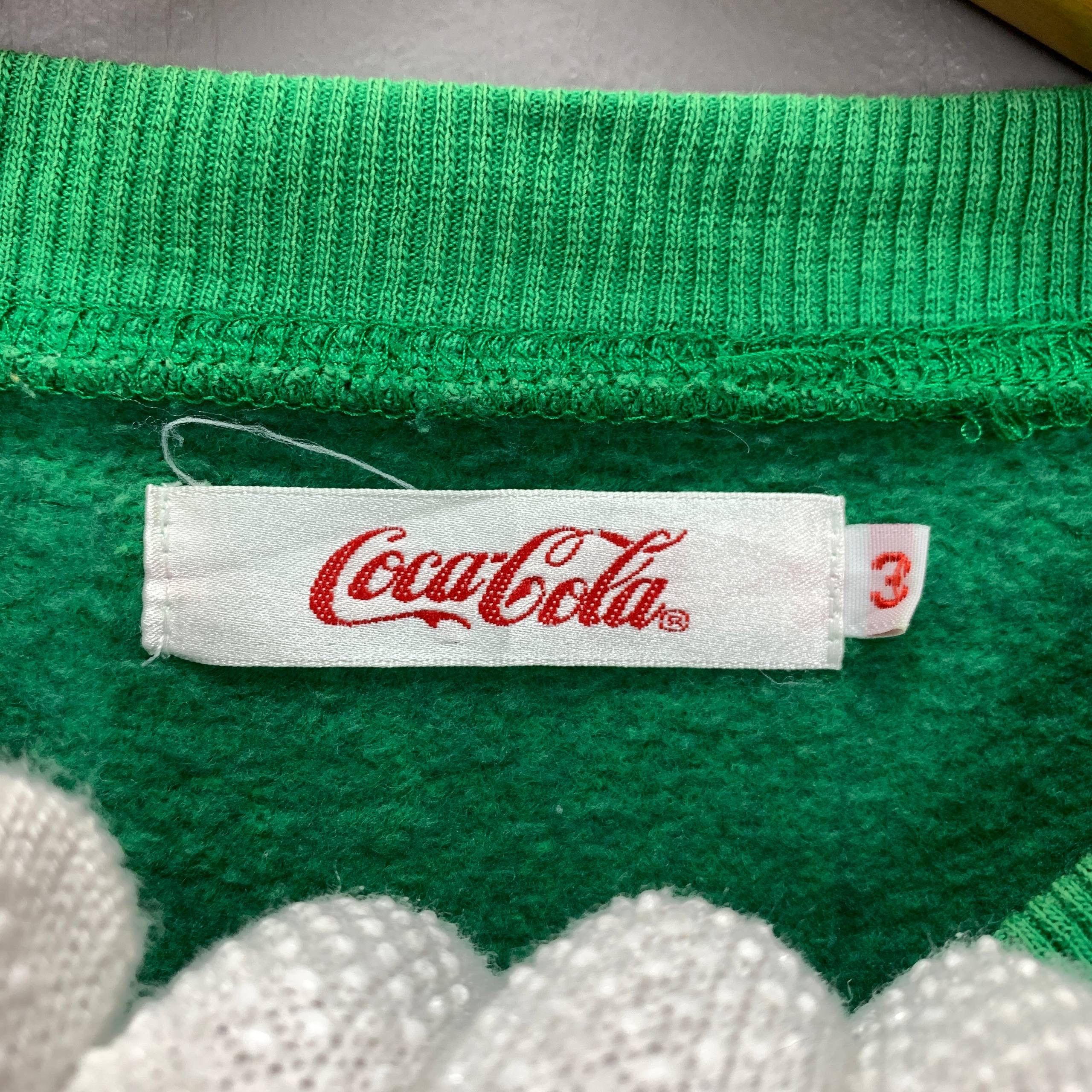 Coca Cola 90s Vintage COCA COLA Striped Sweatshirt #2607/Z Size US M / EU 48-50 / 2 - 11 Thumbnail