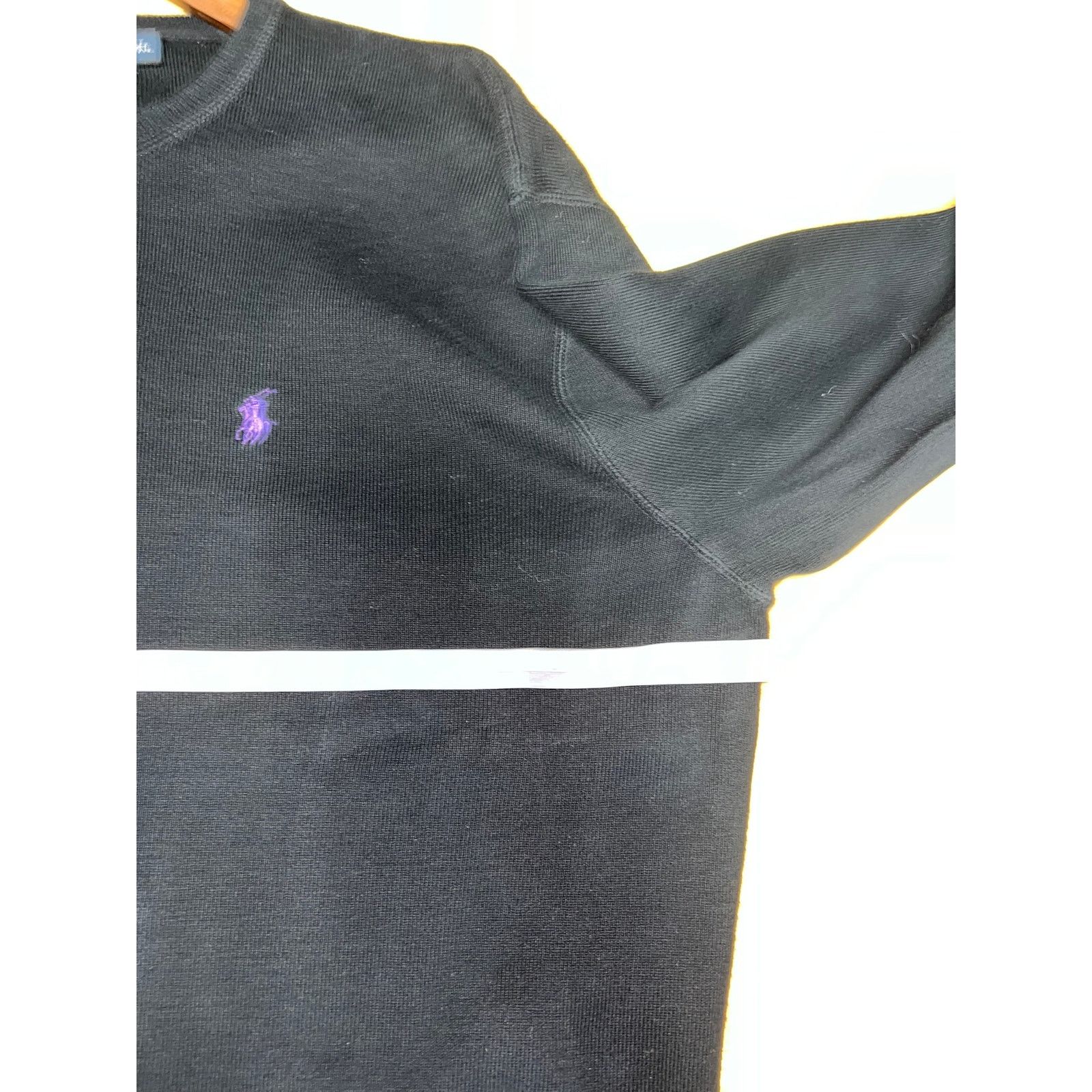Vintage Polo Ralph Lauren Black Sweater Pullover V-Neck PRL XL Size US XL / EU 56 / 4 - 8 Thumbnail