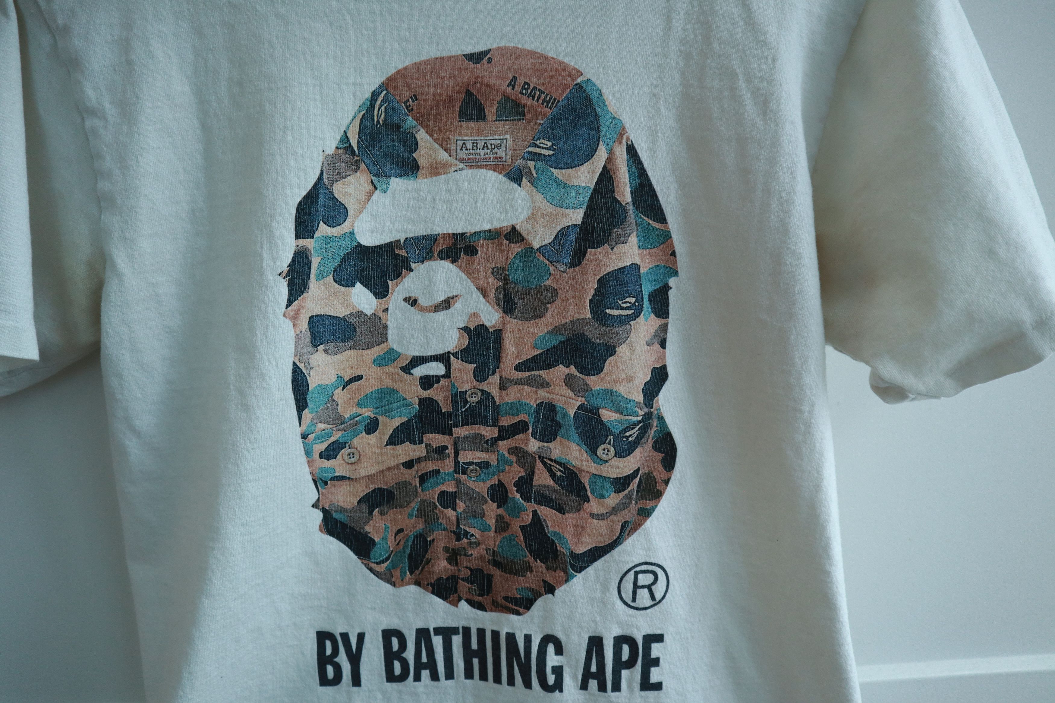 Bape Bape by Bathing Ape ApeHead Camo T Shirt Size US M / EU 48-50 / 2 - 2 Thumbnail