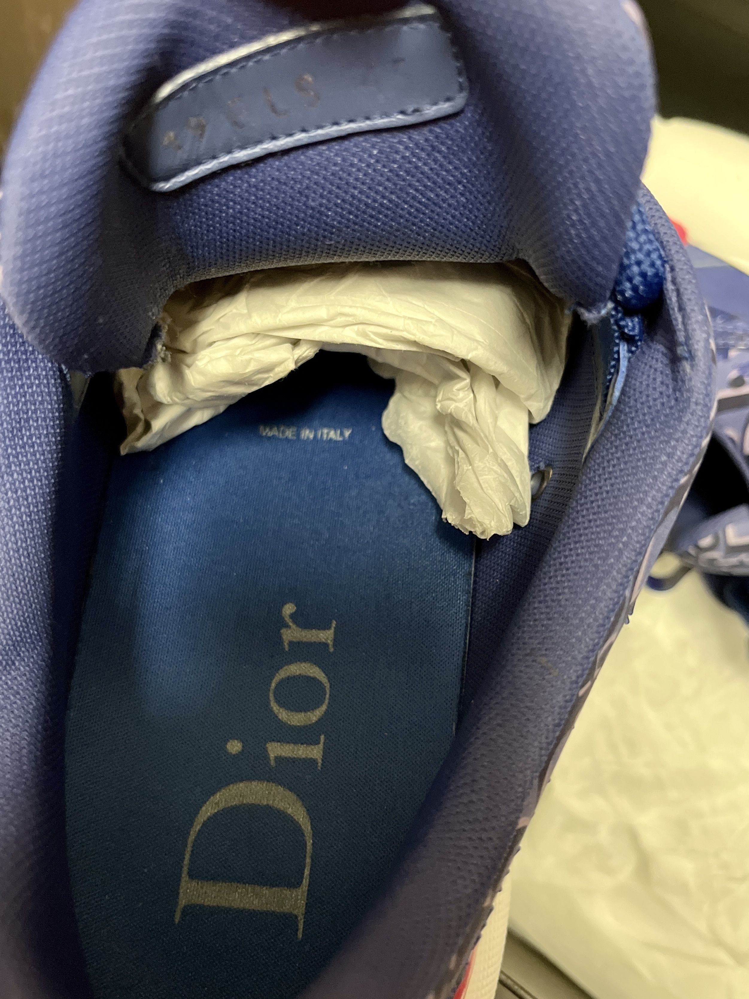 Christian Dior Monsieur Dior Homme Cannage Motif Men’s B24 Athletic Shoes Sz Size US 12 / EU 45 - 3 Thumbnail