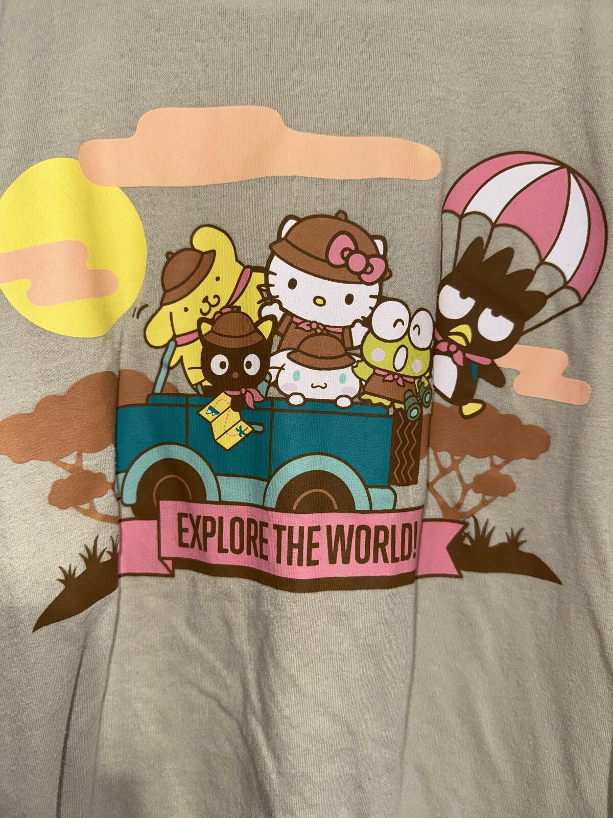 Other Sanrio Hello Kitty Friends Explore the World Safari Tee M Size M / US 6-8 / IT 42-44 - 2 Thumbnail