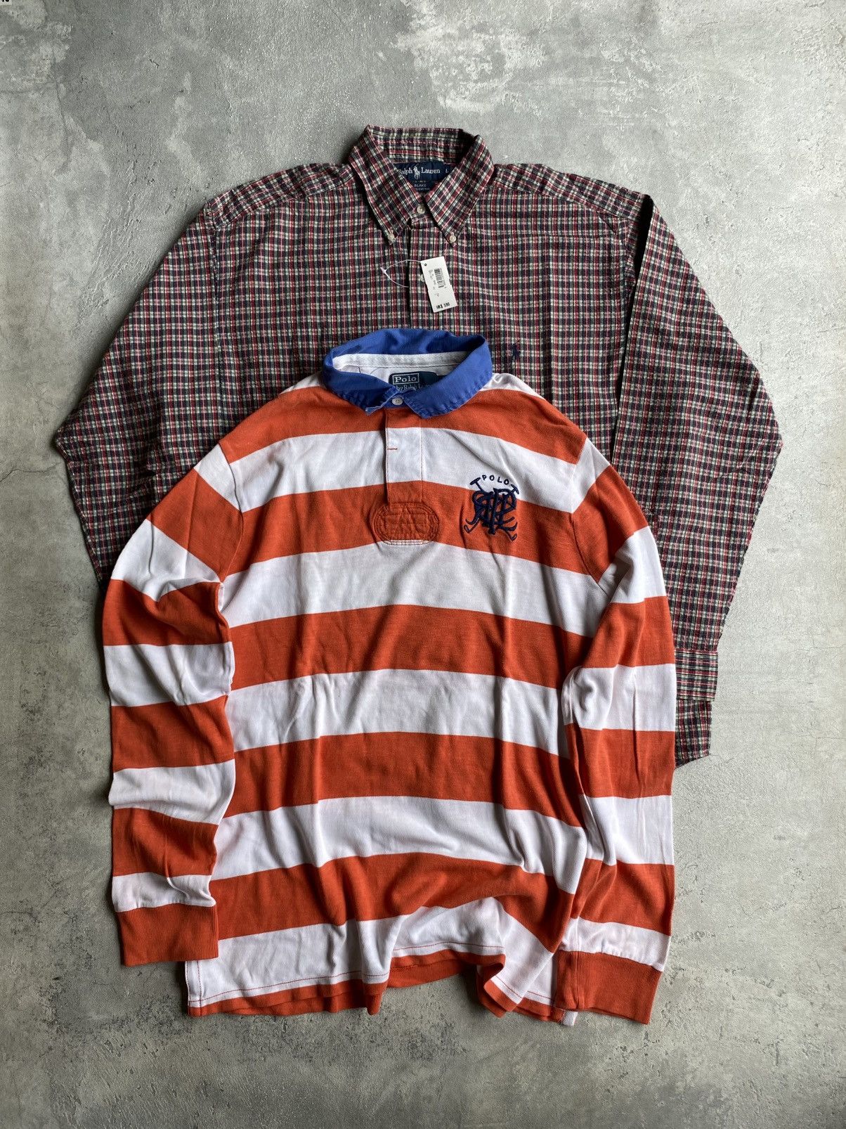 Polo Ralph Lauren Lots Of 2 Vintage Ralph Lauren Shirt Size US XL / EU 56 / 4 - 1 Thumbnail