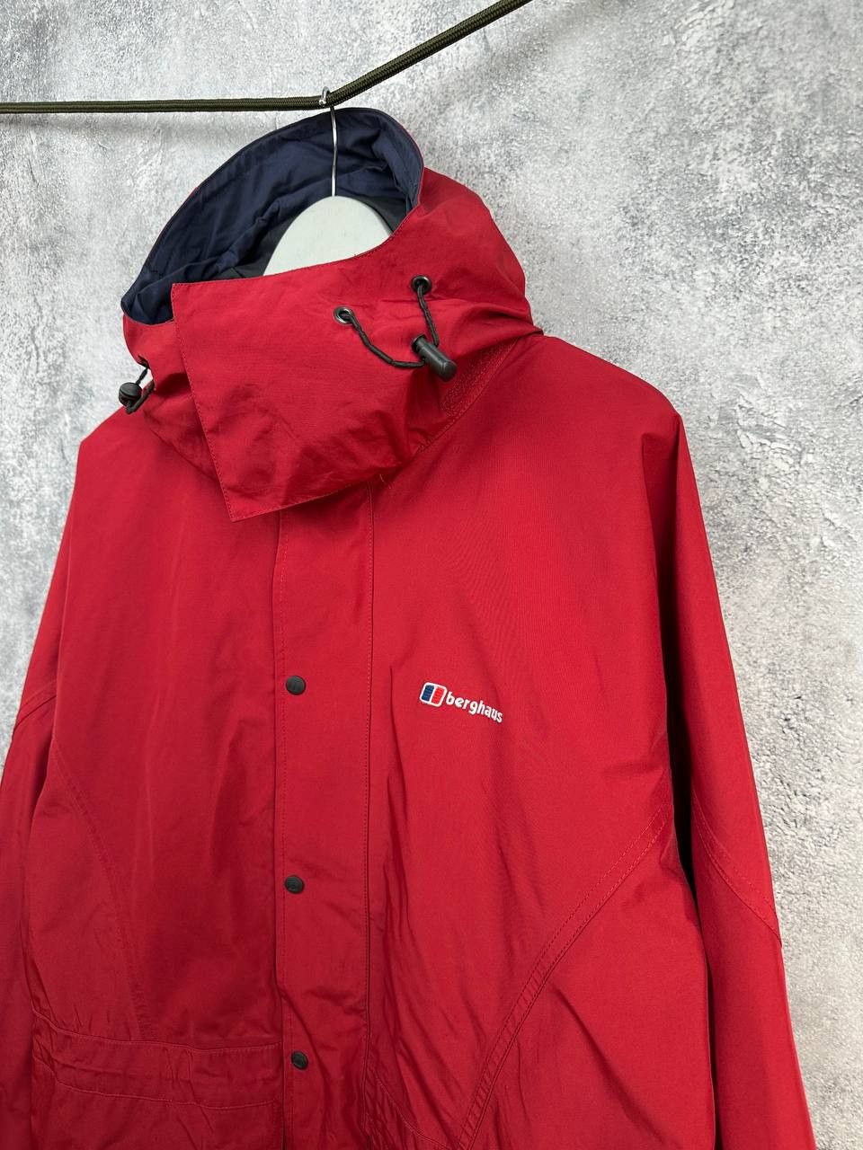 Berghaus Berghaus Gore-Tex Hooded Outdoor Jacket Red Waterproof Size XL / US 12-14 / IT 48-50 - 5 Thumbnail