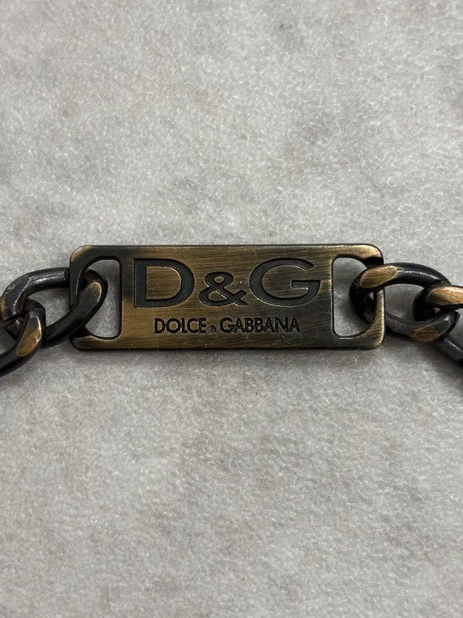 Dolce & Gabbana AW2003 Dolce & Gabbana Plaque Logo Wallet Chain Size ONE SIZE - 5 Thumbnail