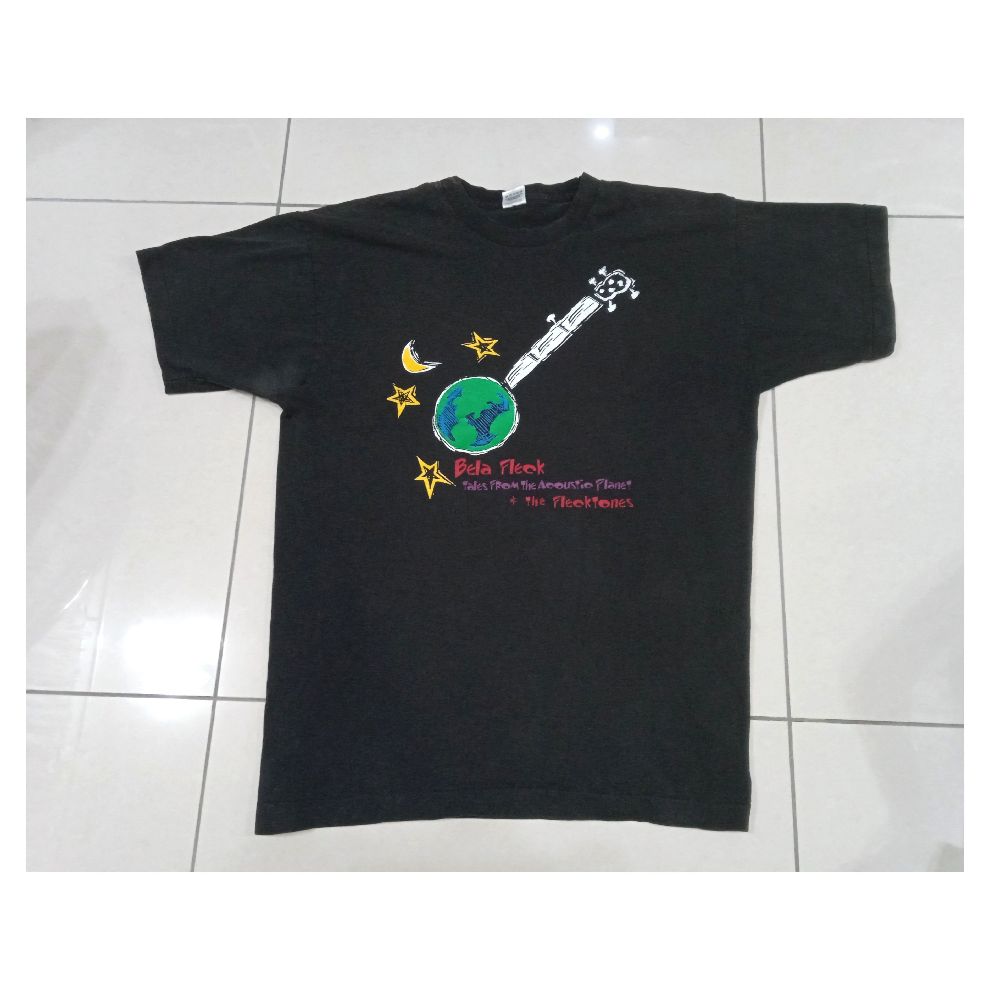 Other Vintage 90s Bela Fleck and the Fleckstones T Shirt Size US XL / EU 56 / 4 - 1 Thumbnail