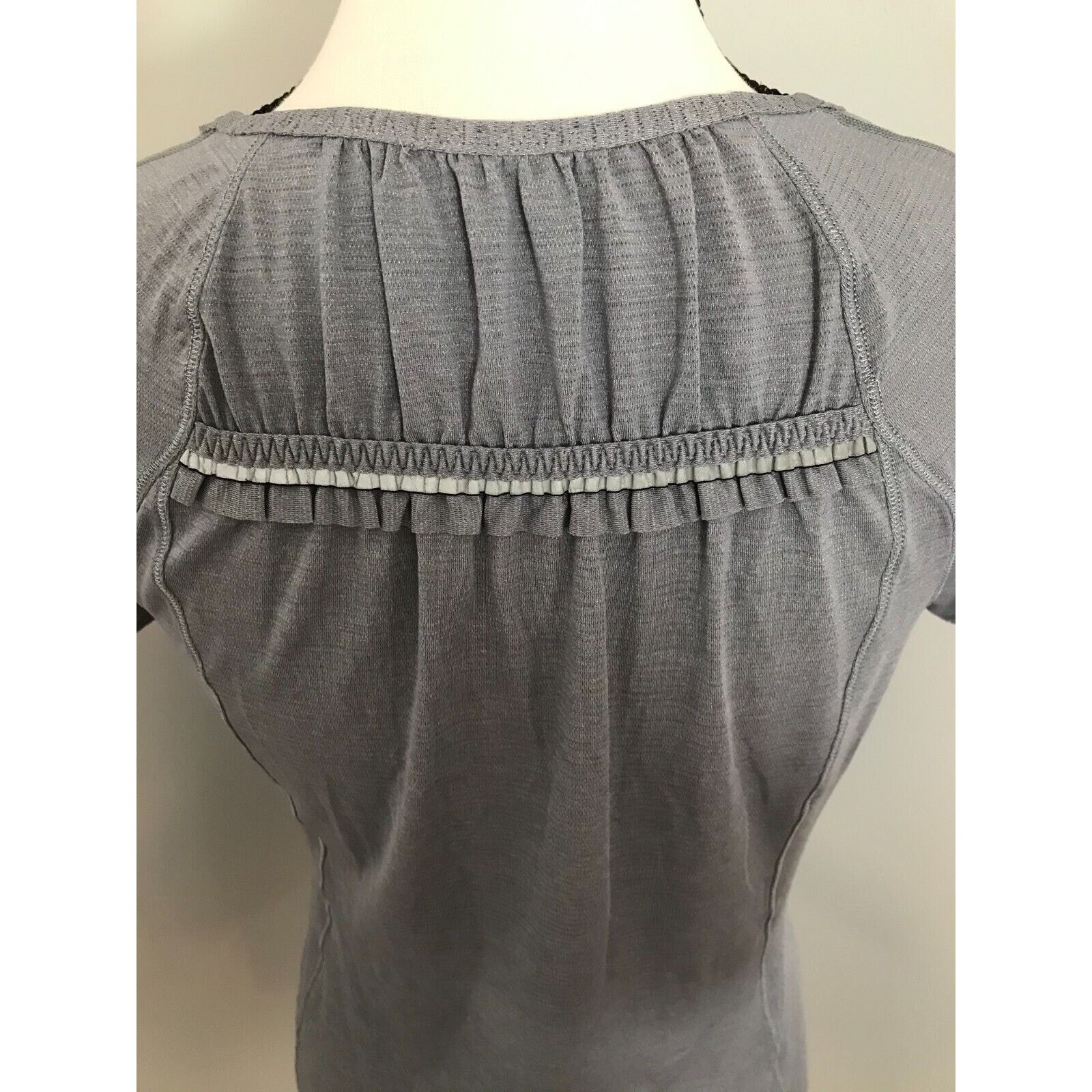 Lululemon Lululemon Run: Wild S/S Tech Heathered Fossil Reflective Size M / US 6-8 / IT 42-44 - 5 Thumbnail