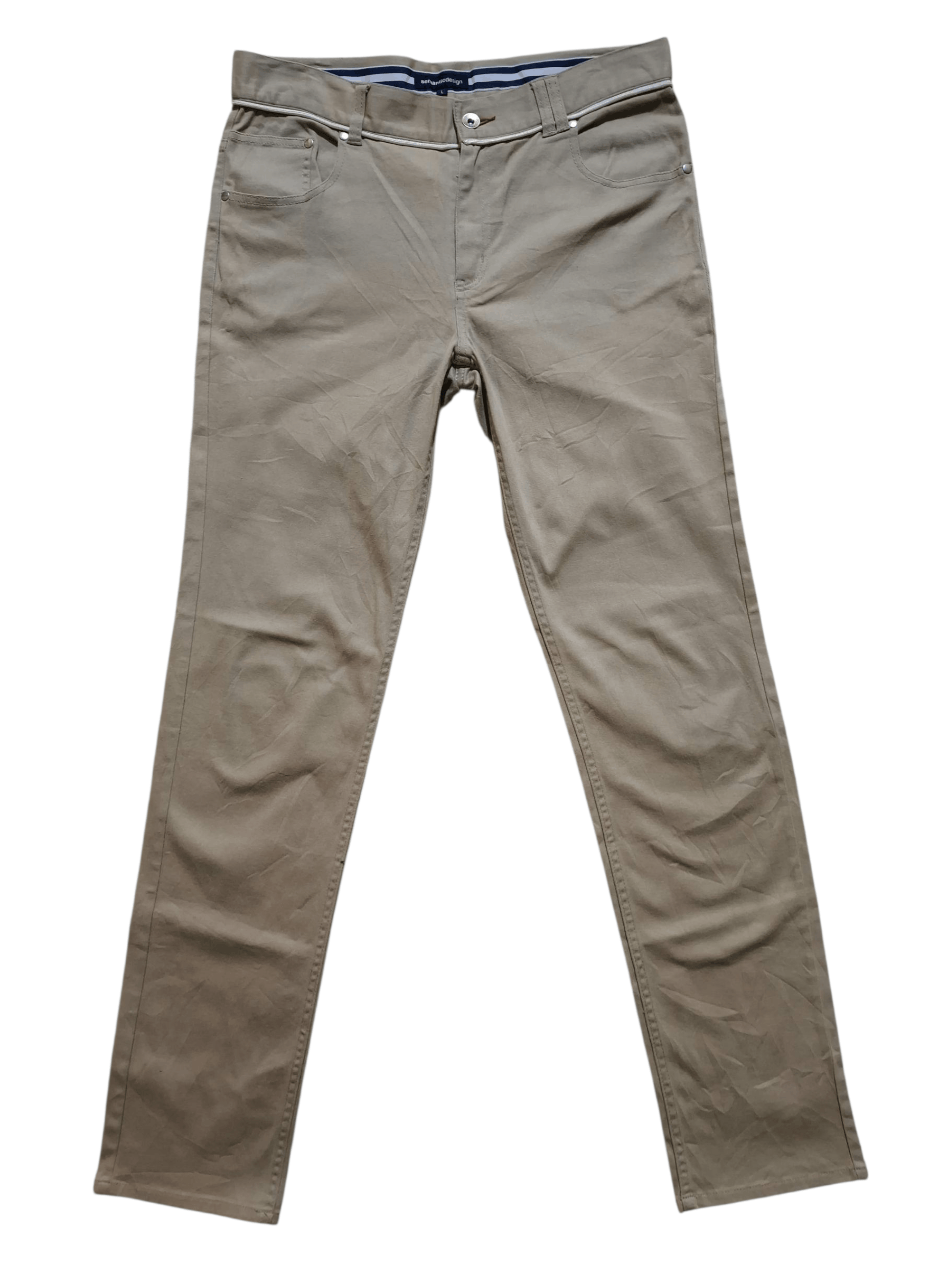 semanticdesign RARE Semanticdesign Japan Khaki Chinos Unique Zipper Pockets Size US 32 / EU 48 - 1 Thumbnail