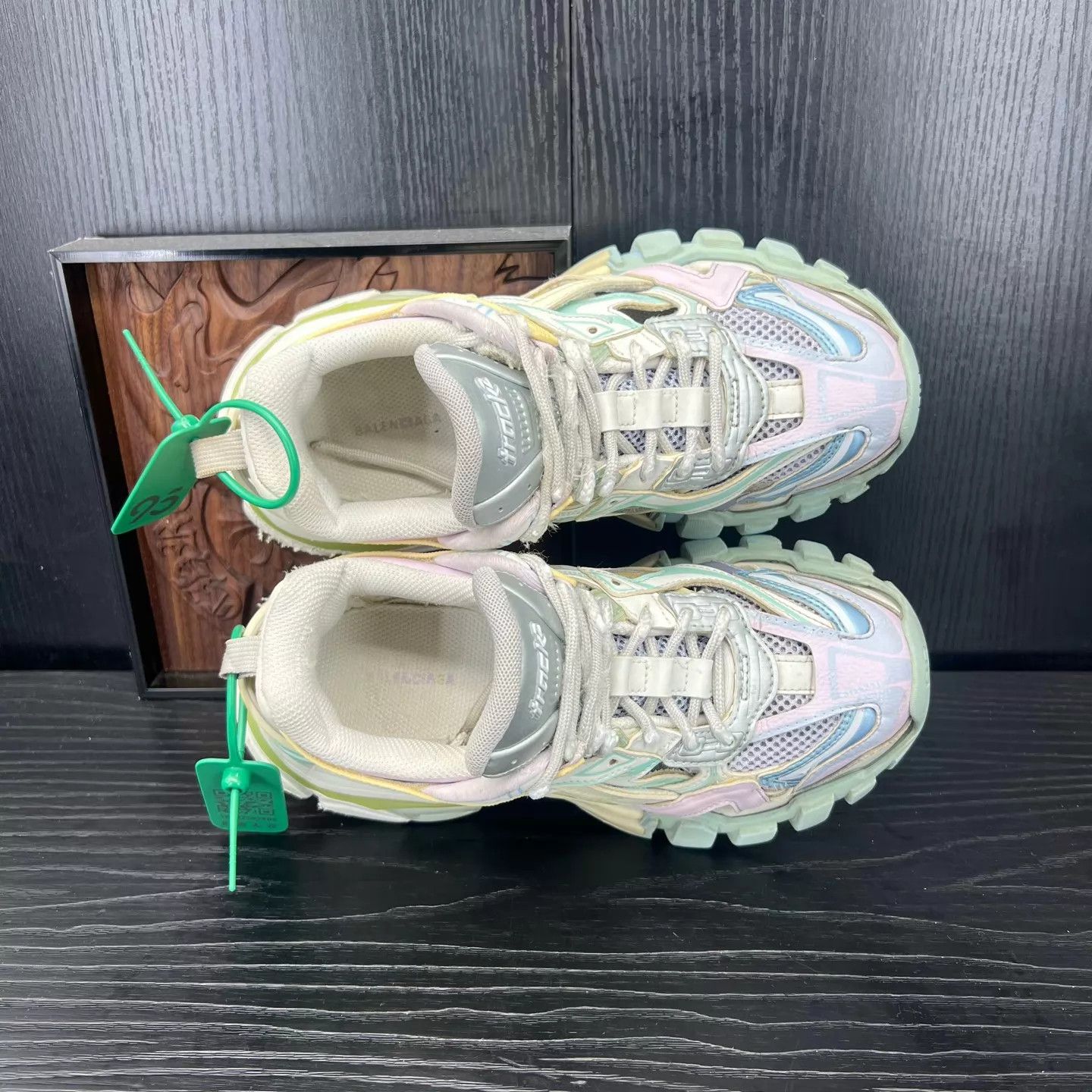 Balenciaga Balenciaga Track 2 White Blue Pink 35 Size US 4.5 / IT 34.5 - 8 Thumbnail