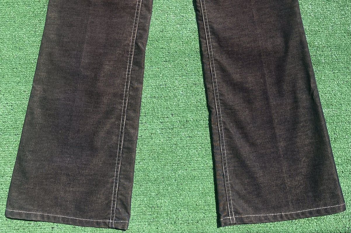 Harley Davidson Harley Davidson Black Corduroy Flare Pants 35” Waist Size 35" - 3 Thumbnail