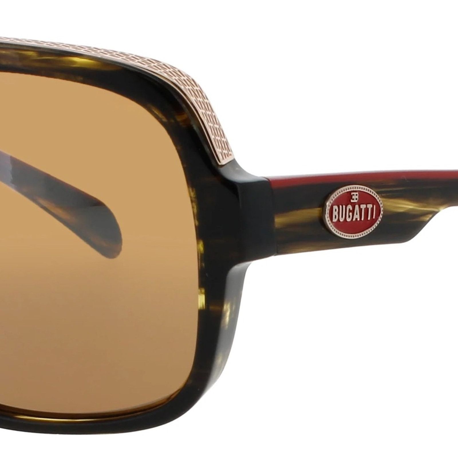 Bugatti New! BUGATTI 06-DT Stylish Dark Tortoise Aviator Sunglasses Size ONE SIZE - 5 Thumbnail
