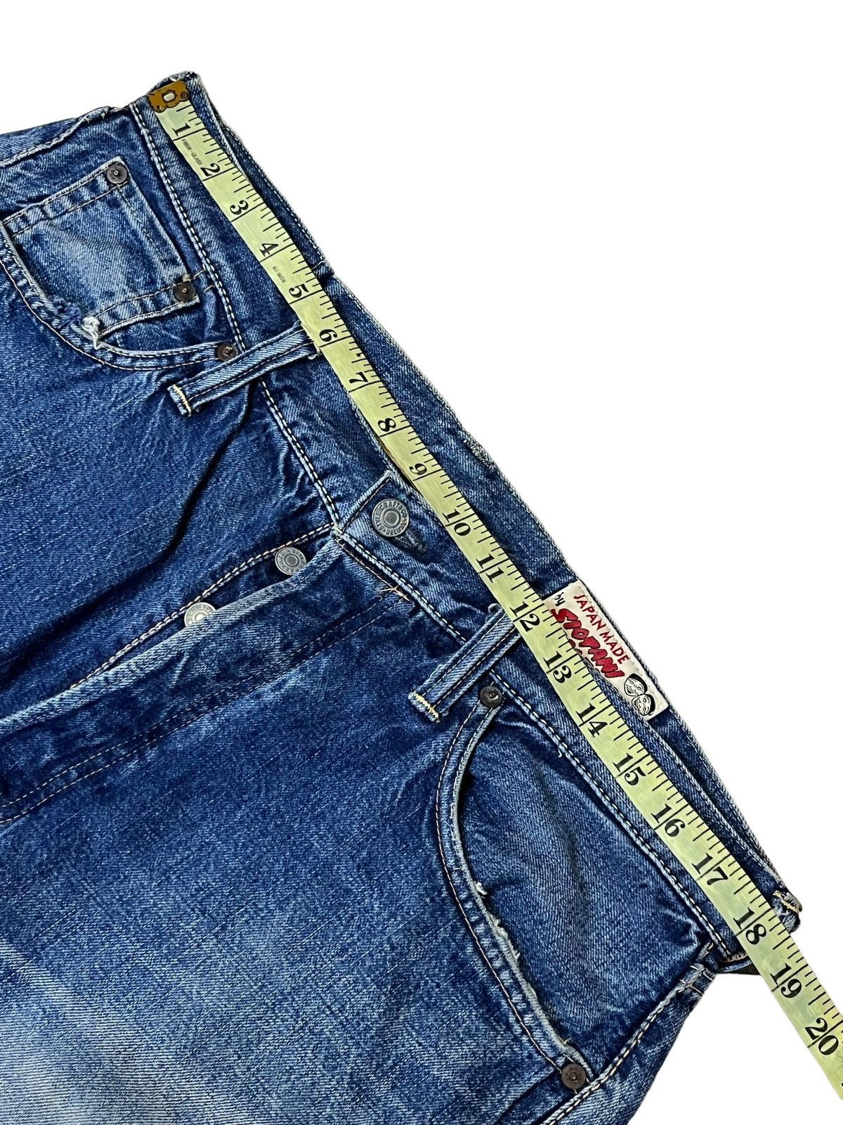 Evisu SICK🔥VINTAGE EVISU PARIS SIOTANI BROTHERS SELVEDGE JEANS Size US 36 / EU 52 - 13 Thumbnail