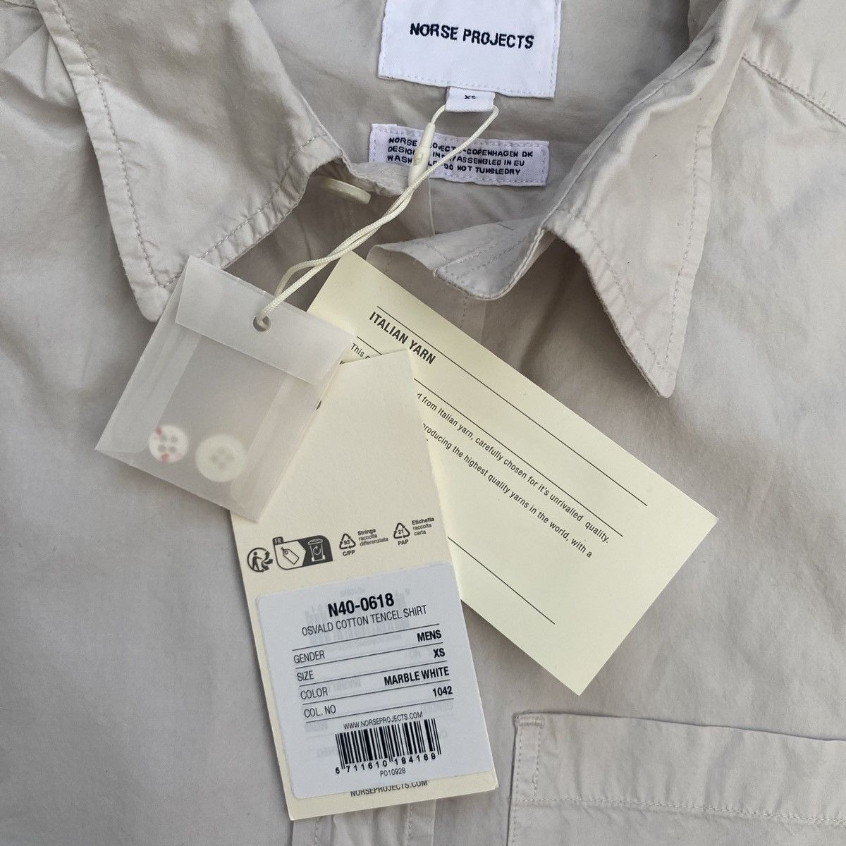 Norse Projects Norse Projects Osvald Tencel Shirt Size US XS / EU 42 / 0 - 2 Thumbnail