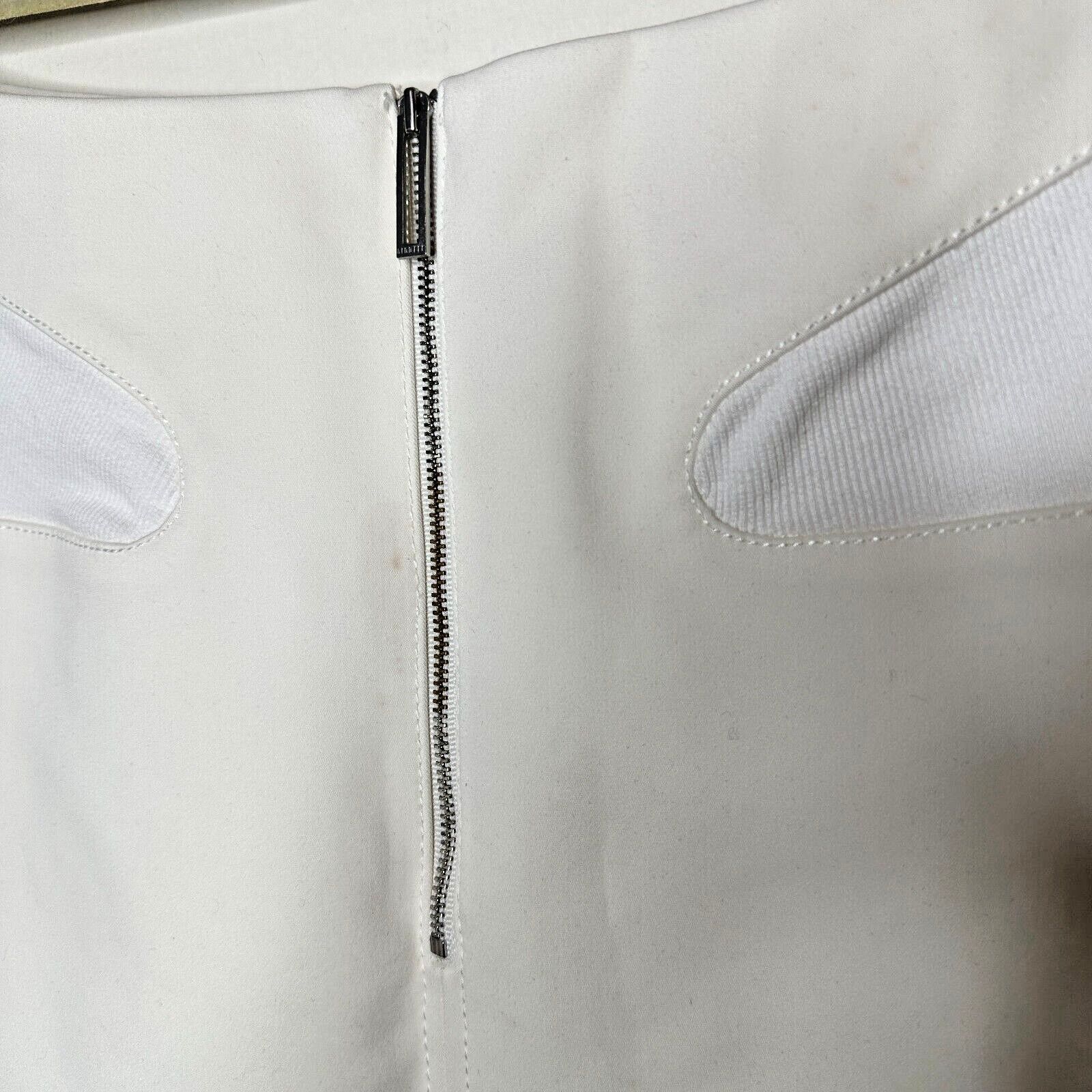 Dion Lee UNIQUE Dion Lee Off-White Contour Stitch Bandage Mini Skirt Size 26" / US 2 / IT 38 - 5 Thumbnail
