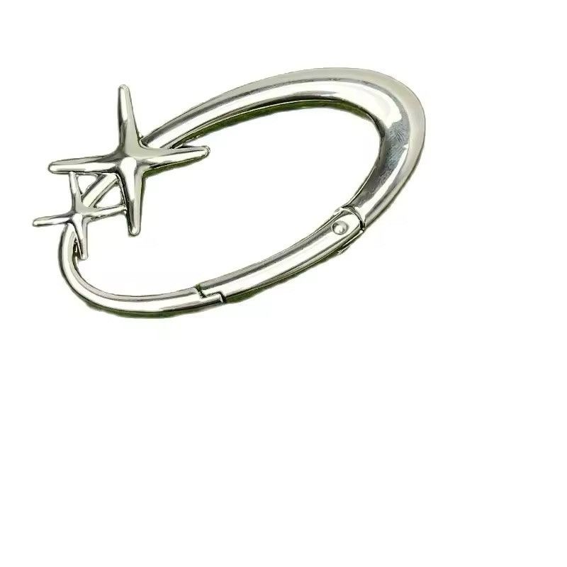 Jewelry Star Sparkle Oval Fashion Carabiner Size ONE SIZE - 4 Thumbnail